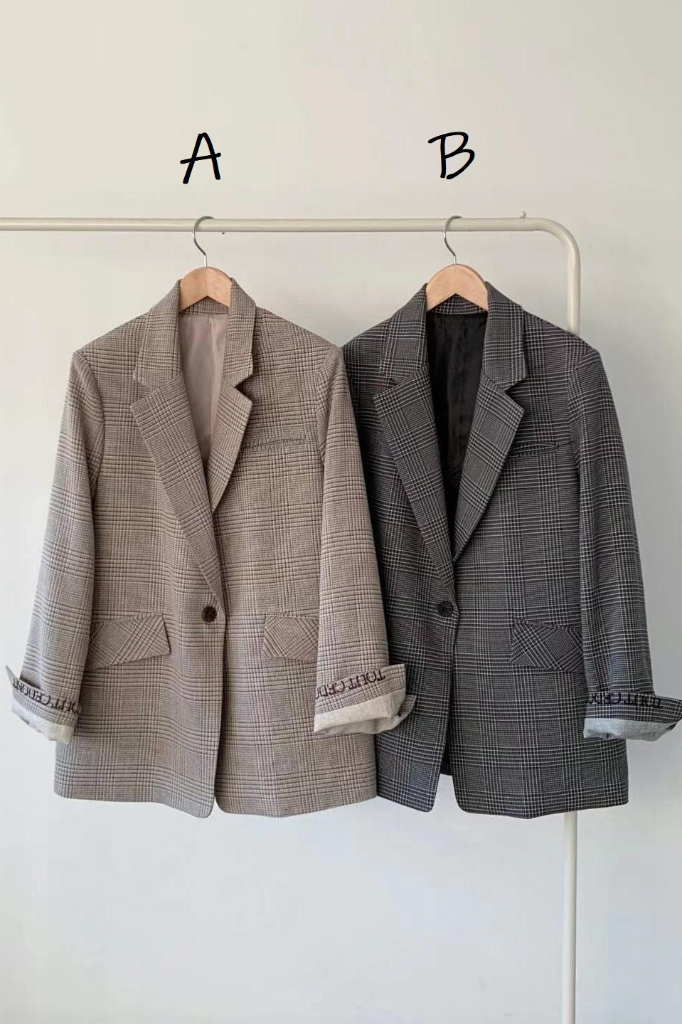 JK#14556🤎絕美版型英倫感西裝褸