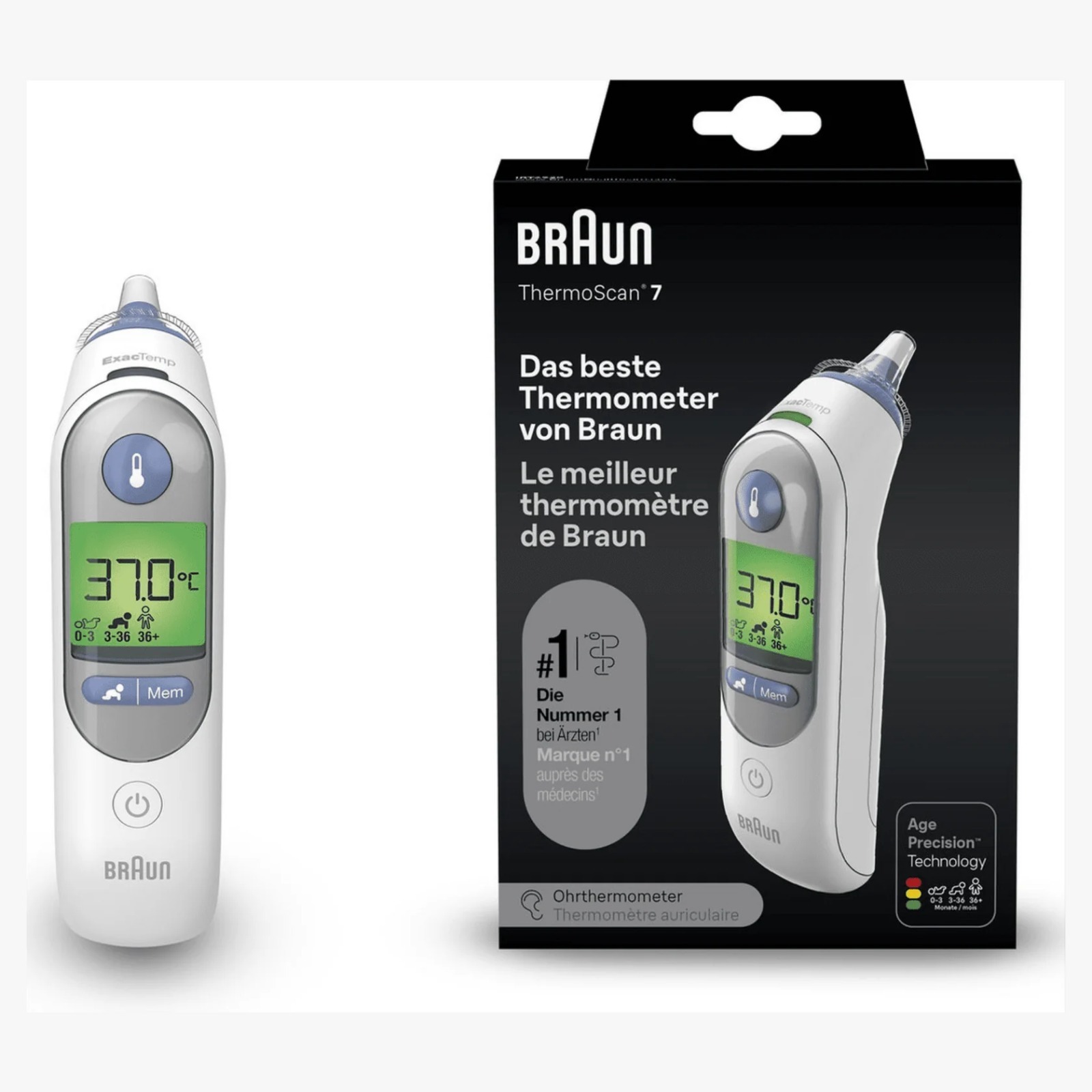 德國百靈牌ThermoScan 7 IRT 6520耳溫槍