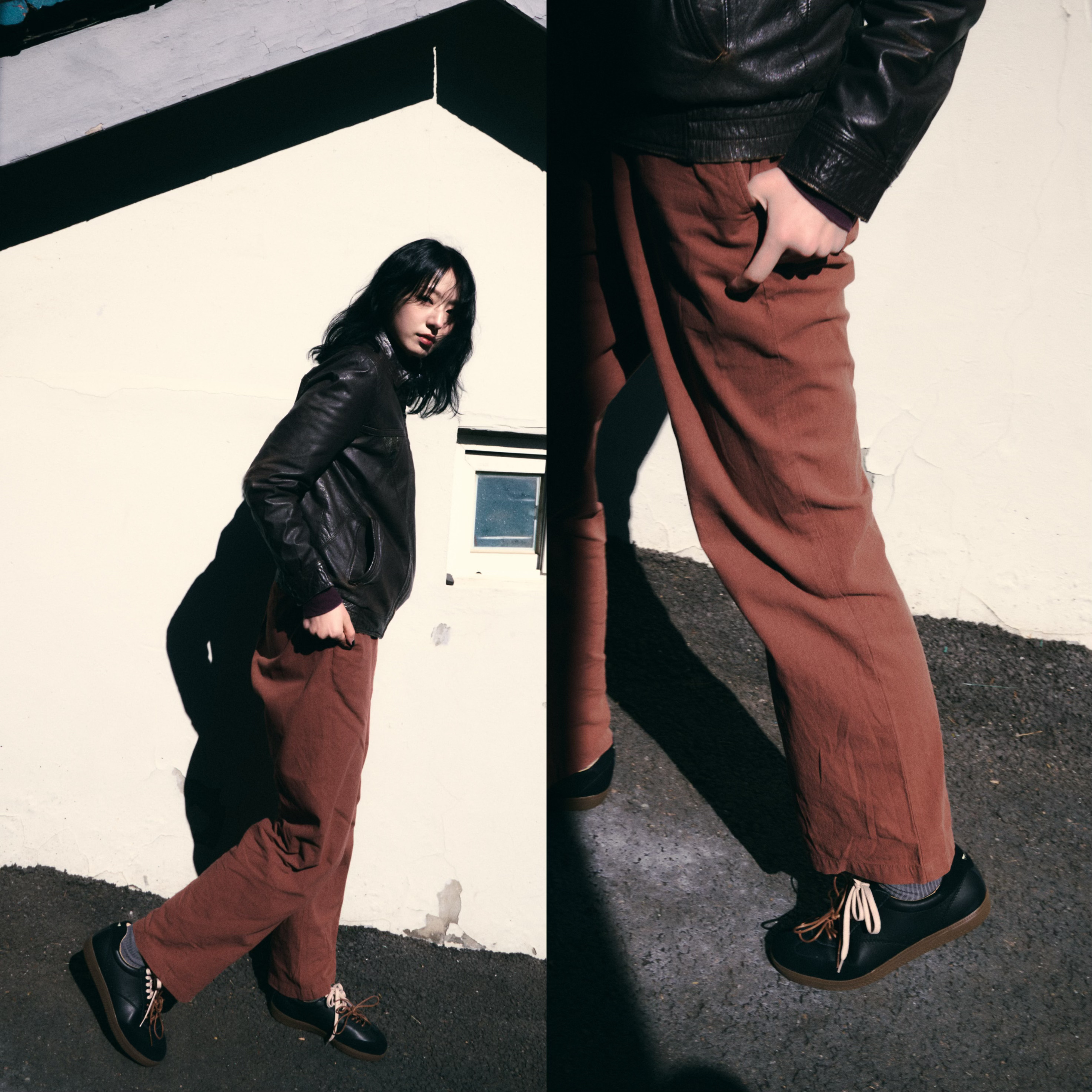 Ora02-U真皮復古休閒鞋 (黑) 中性款｜哈漫克【官網獨家】HamacaSole