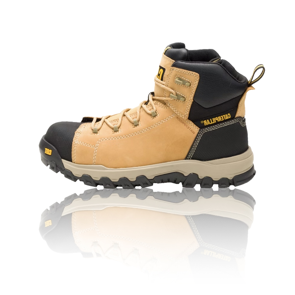 CAT CA726004 臨界反彈 防水中筒 黃靴