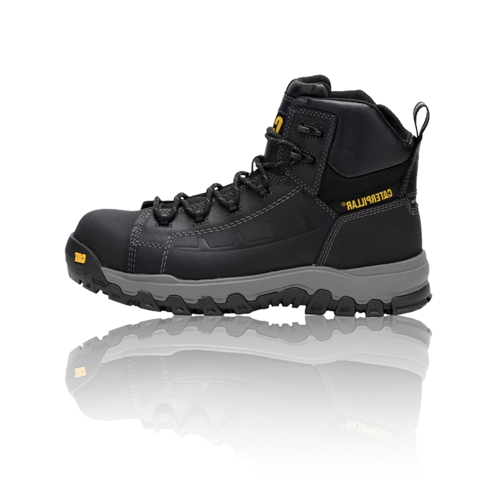 CAT CA726003 臨界反彈 防水中筒靴 黑色