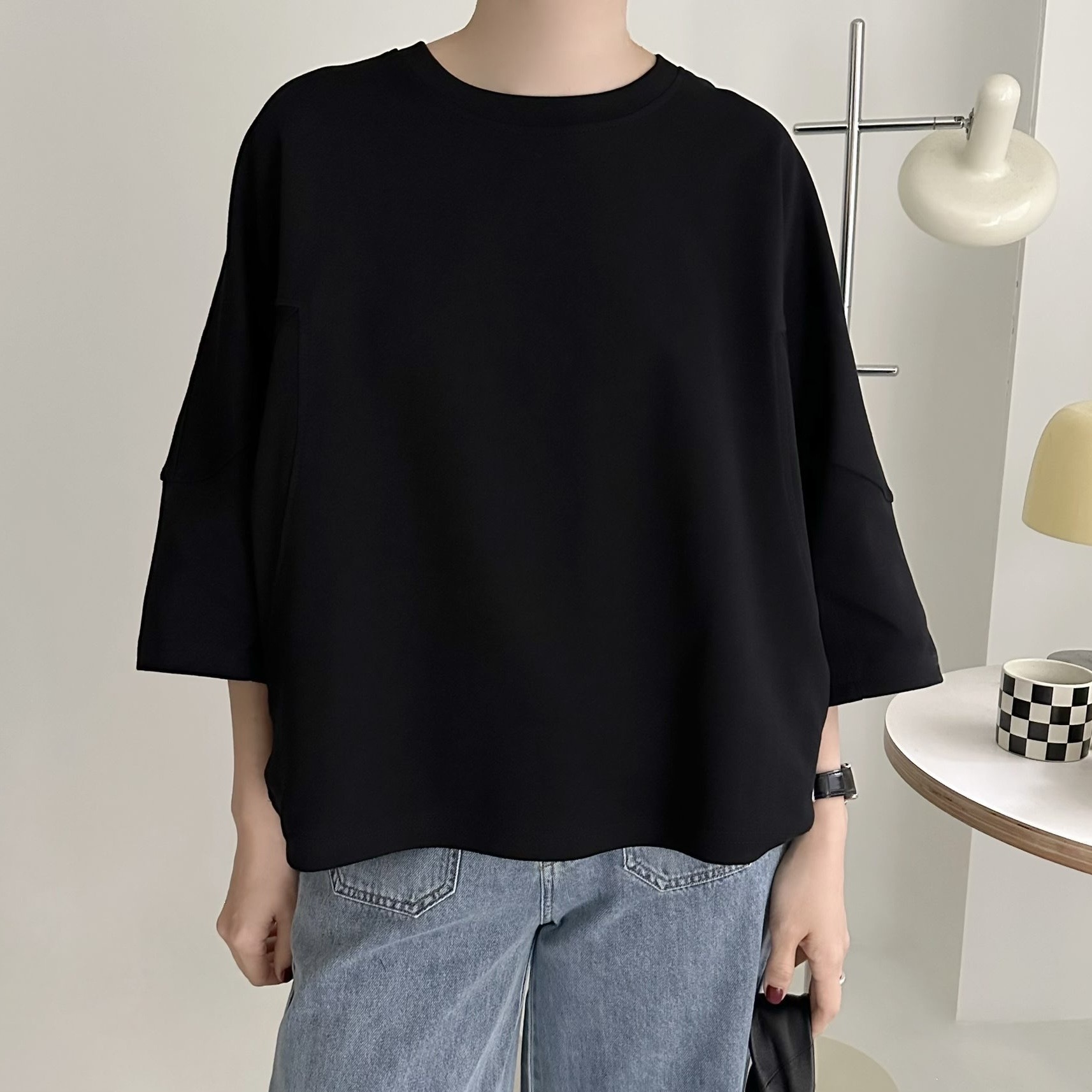 【BONNIE】多色~淨色蝙蝠袖TOP