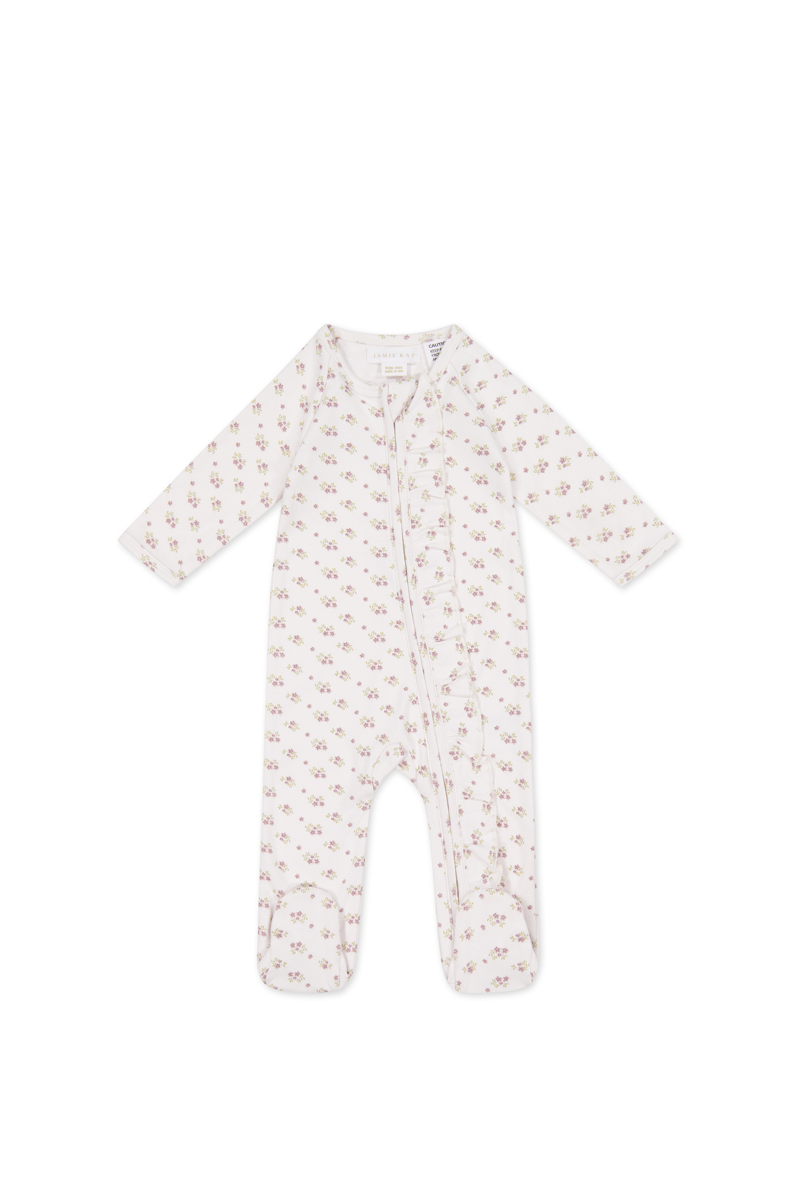 【預購】JAMIE KAY - Organic Cotton Melanie Onepiece（Rose Floral Pink）