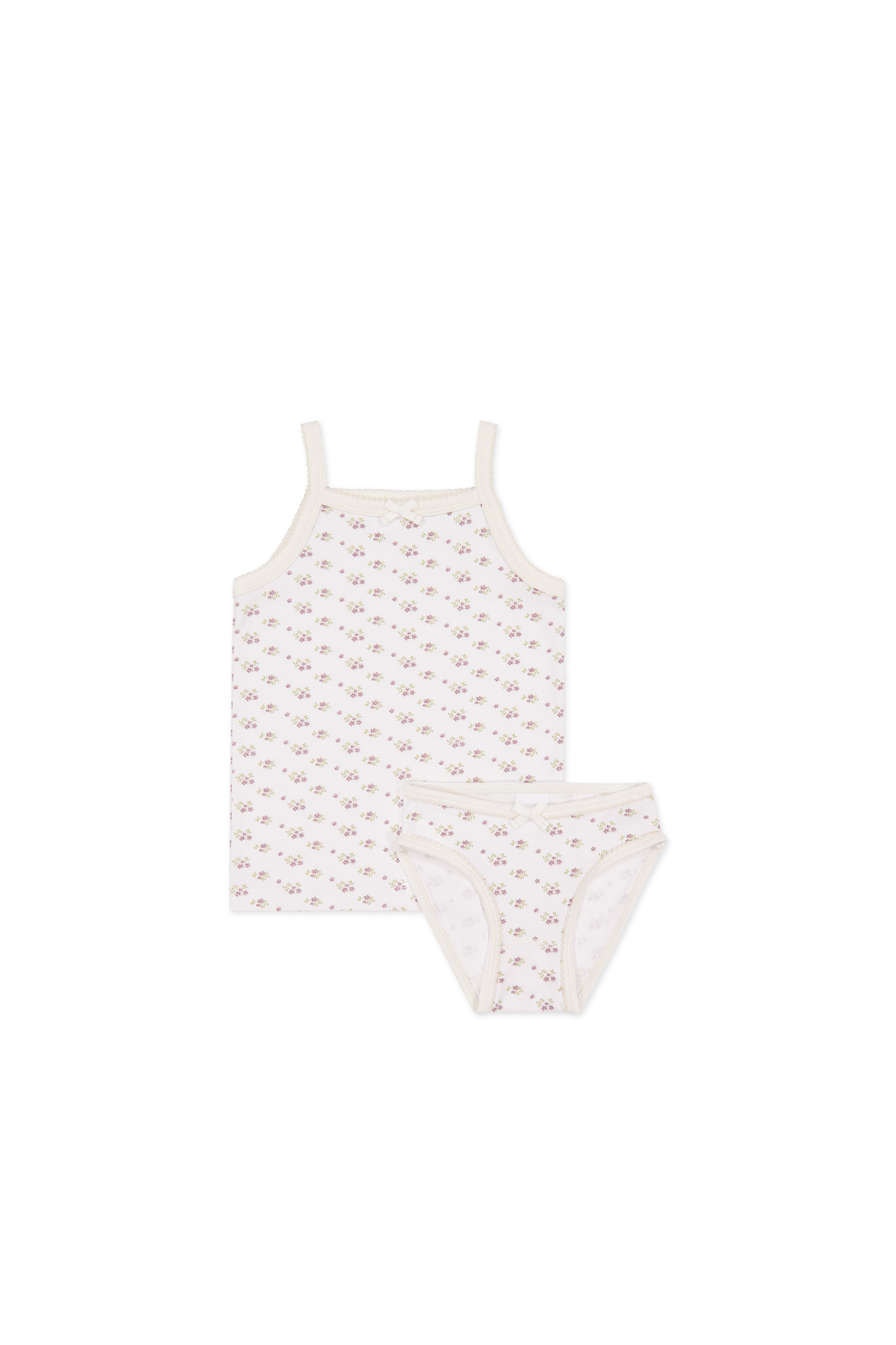 【預購】JAMIE KAY - Organic Cotton Underwear Set（Rose Floral Pink）