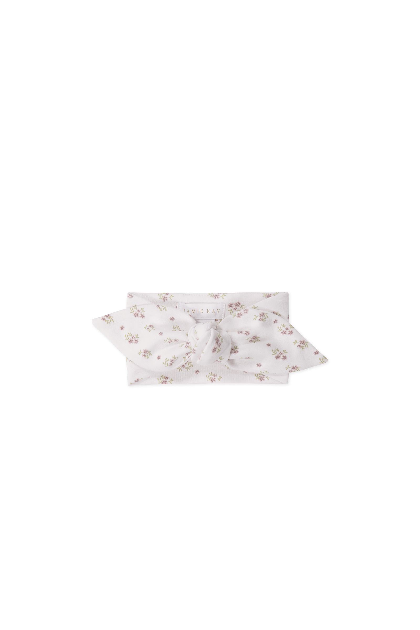 【預購】JAMIE KAY - Organic Cotton Headband（Rose Floral Pink）