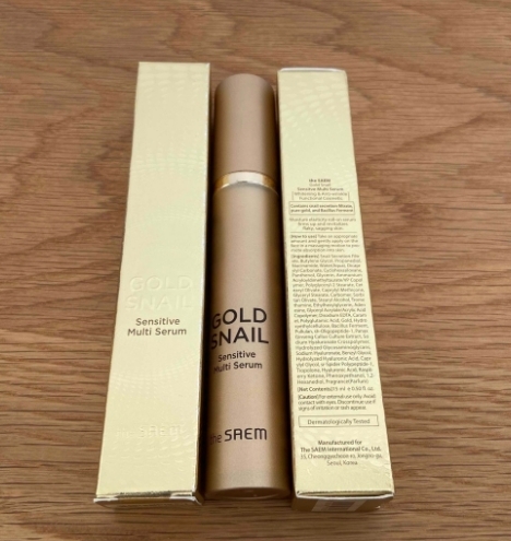 The Saem - 第4代【 黃金蝸牛抗皺精華雙倍效能】 Gold Snail Wrinkle Plum