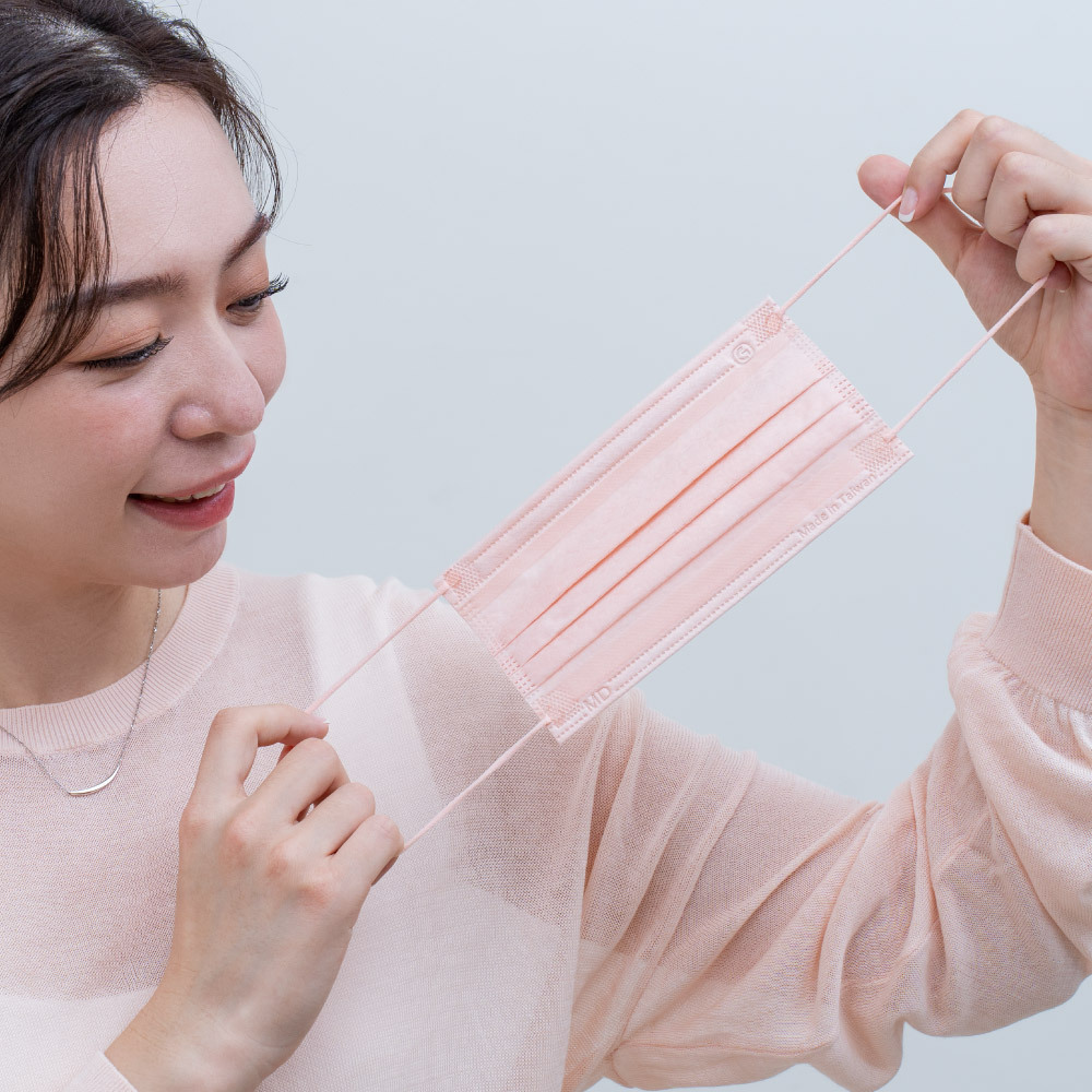 鉅瑋醫療口罩X珊瑚壓紋系列(50片/盒，40盒/共1箱)