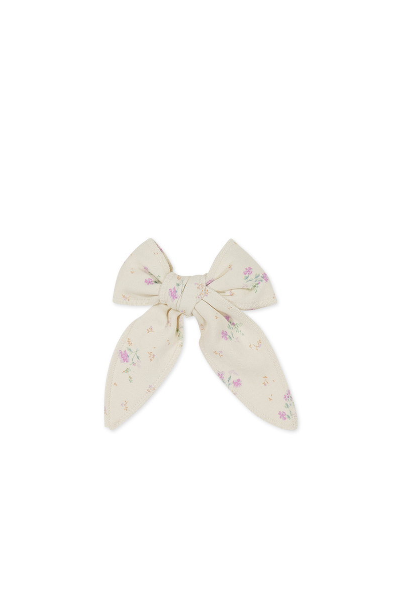 【預購】JAMIE KAY - Organic Cotton Bow（Thelma Orchid）