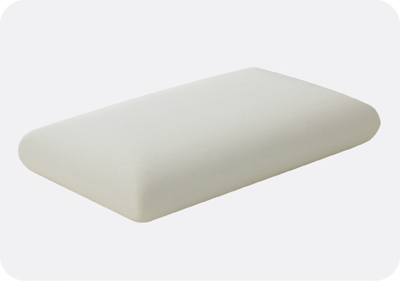 高密度親水枕芯，透氣調溫、涼爽不悶熱。