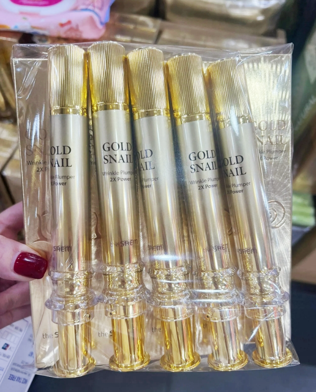 The Saem - 第4代【 黃金蝸牛抗皺精華 雙倍效能 】 Gold Snail Wrinkle Plumper 2X Power