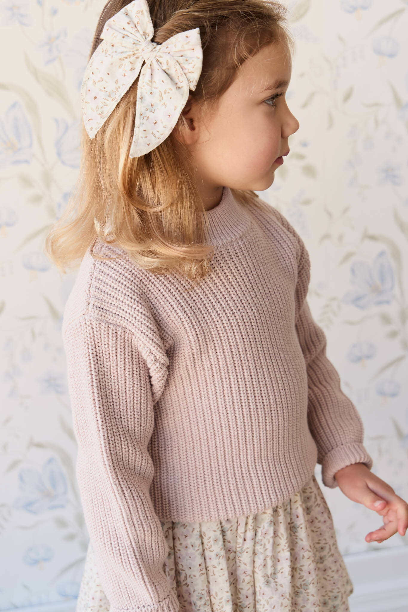 【預購】JAMIE KAY - Organic Cotton Voile Bow（Fifi Violet）