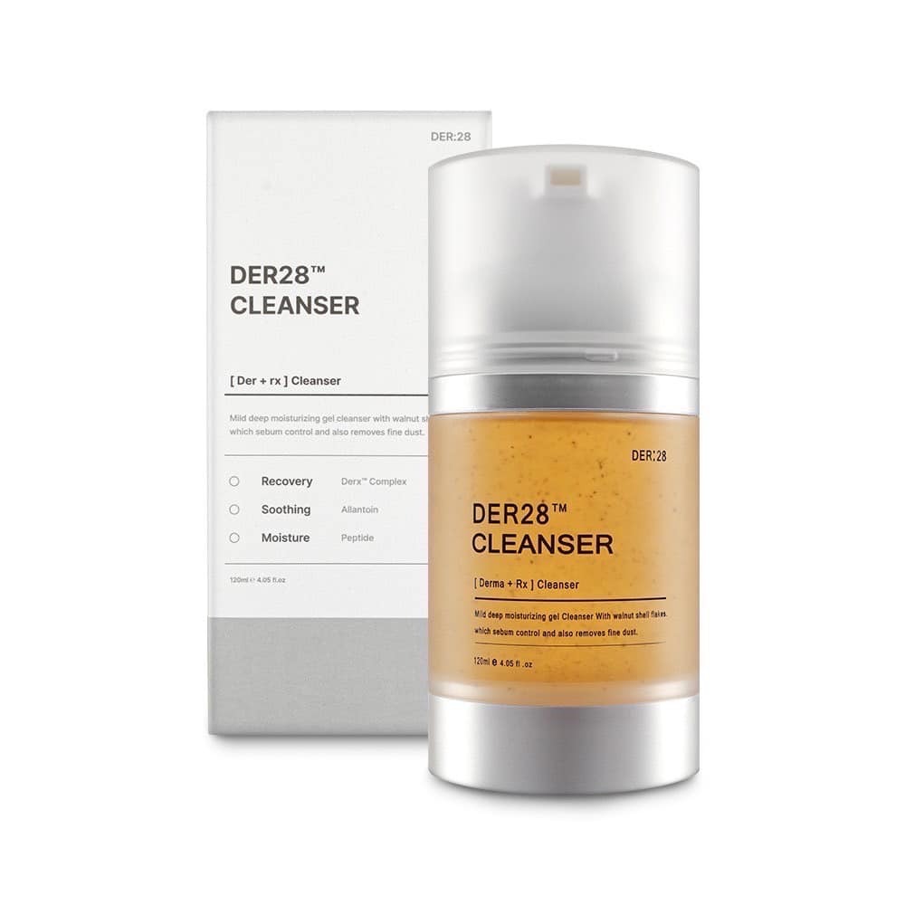 韓國 DER28高濃度胜肽核桃潔面凝膠120ml