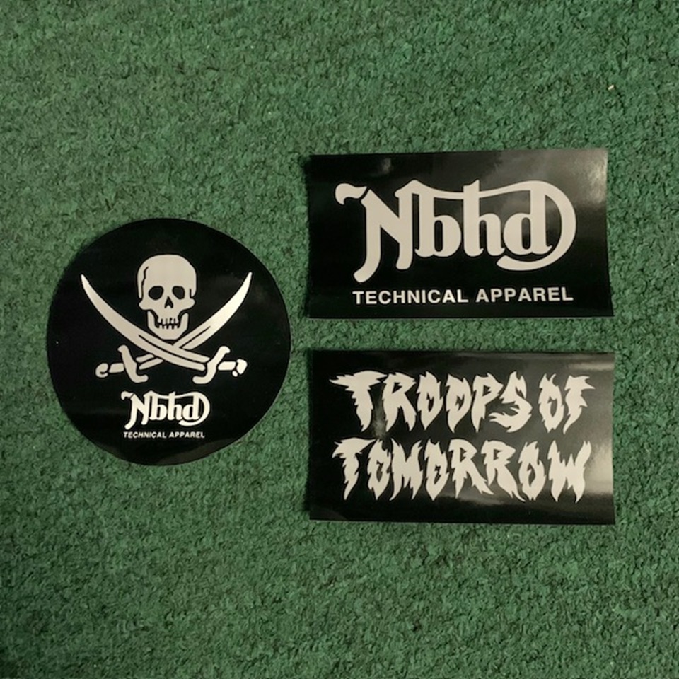 NEIGHBORHOOD TROOPS OF TOMORROW STICKER SET - IN STOCK NOW (現貨發售中)