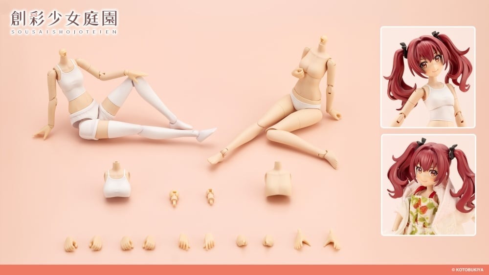 1/10 創彩少女庭園 裝扮用身體 S 組裝模型
