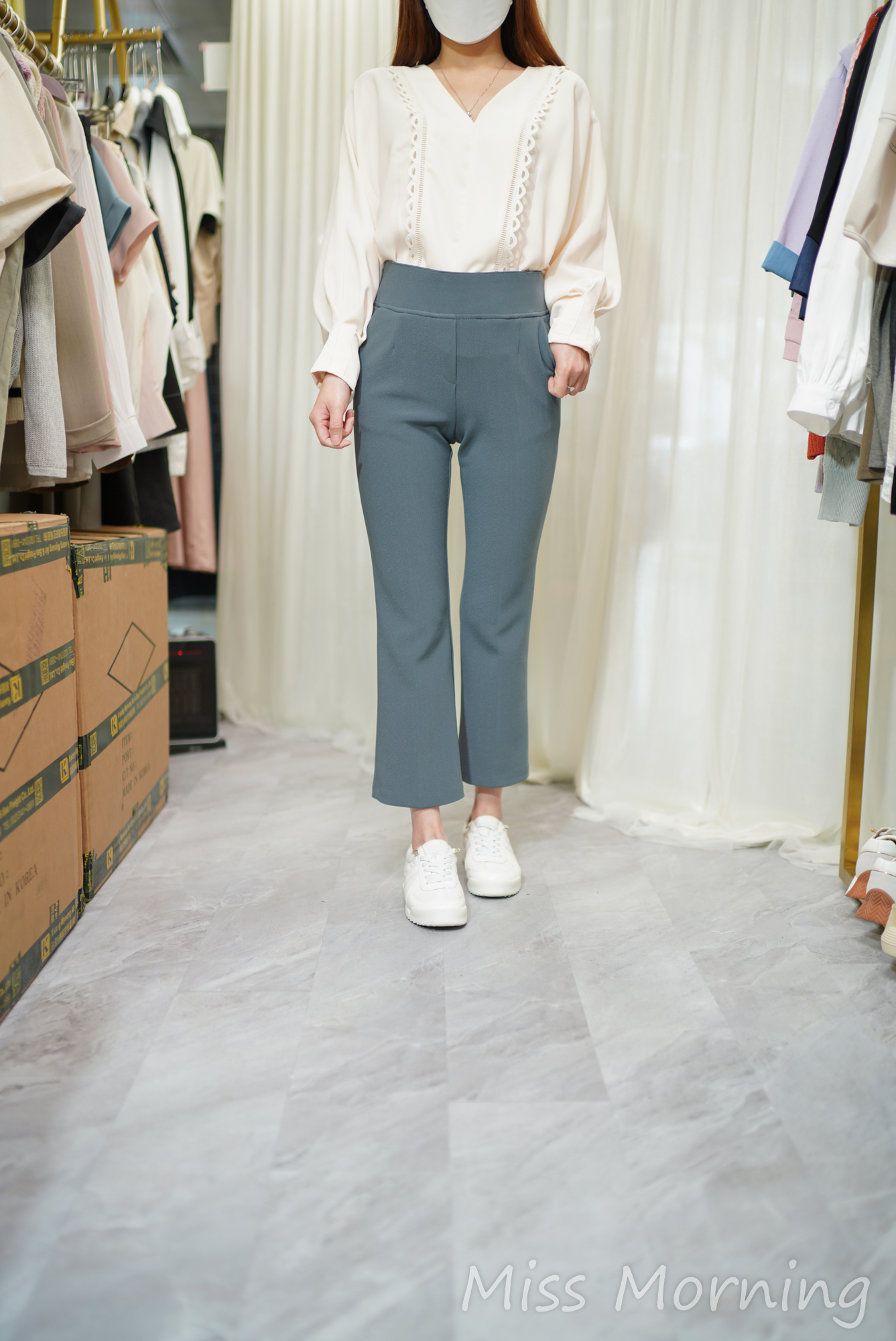 順滑雪紡上衣(14448)