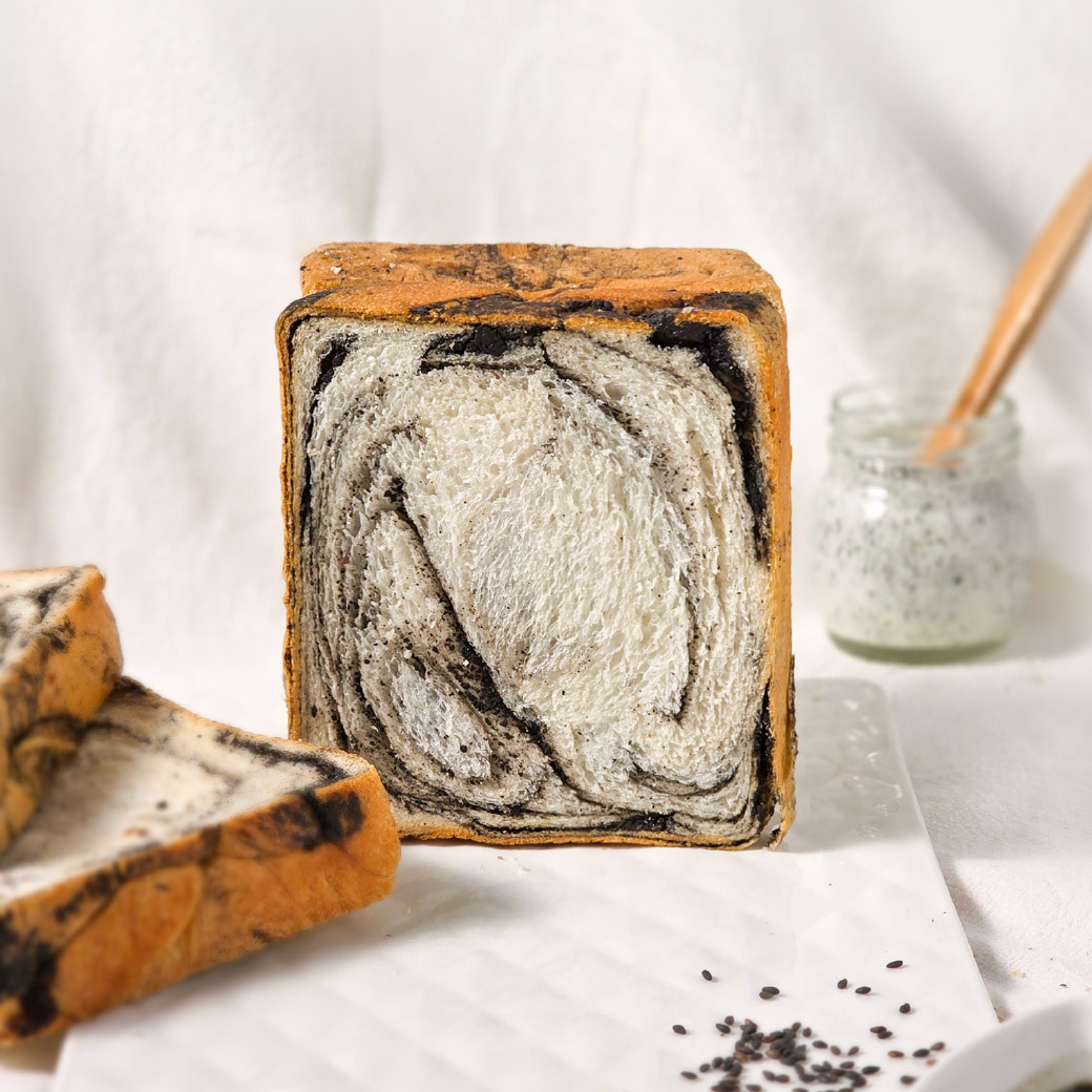 醇濃芝麻優格厚片輕吐司​(單片)