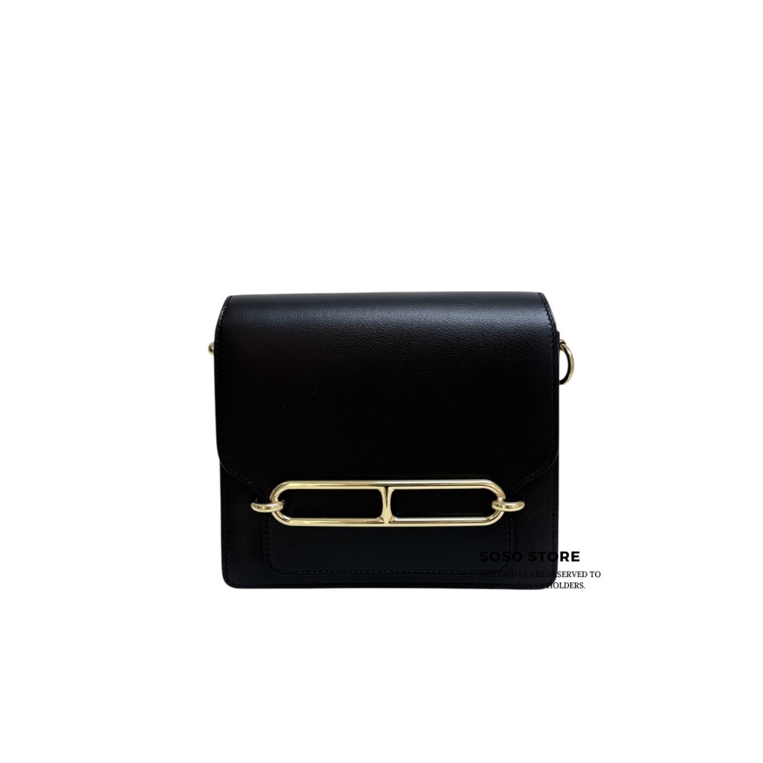 Hermes Roulis Mini Bag - Noir / Ghw