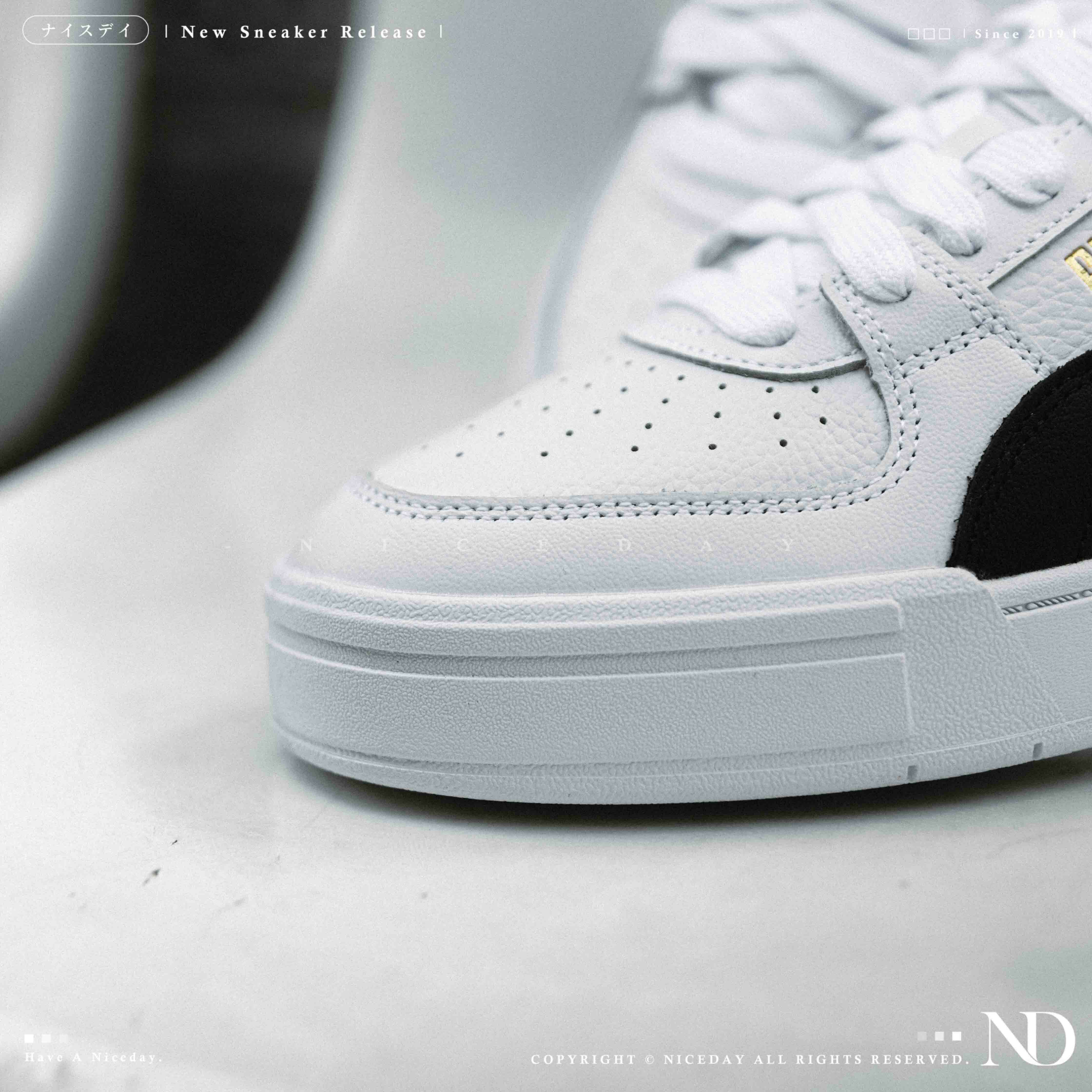 NICEDAY 現貨 PUMA CA Pro Classic II 白色 白黑 皮革 復古 燙金 男鞋 女鞋 402366-05