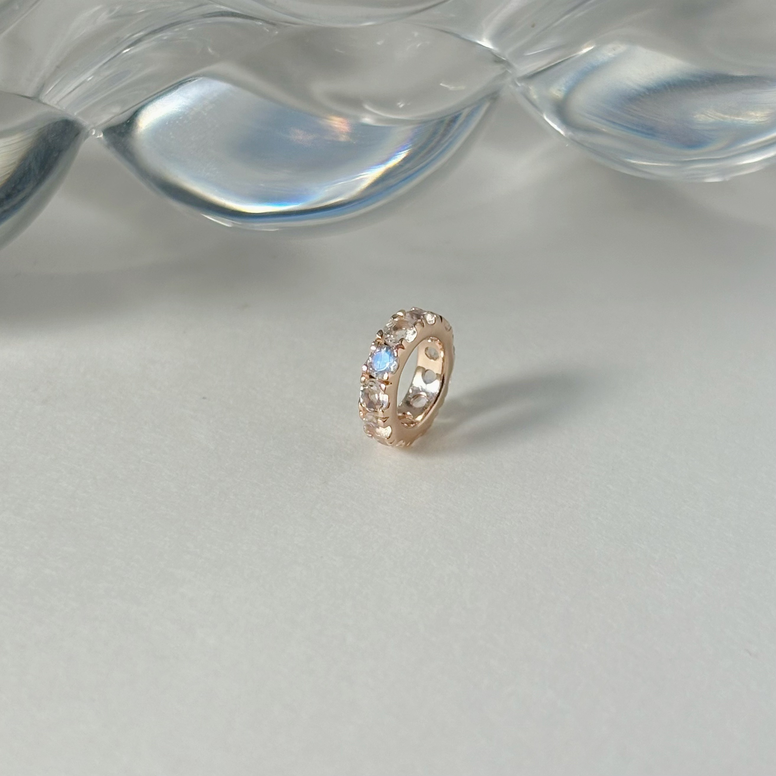 經典整圈月光石圈圈串飾