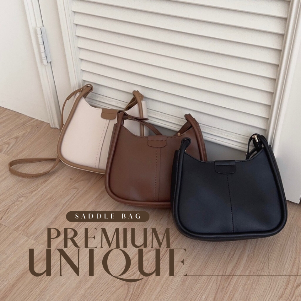（現貨）質感小眾 馬鞍包 側背包 BAG14