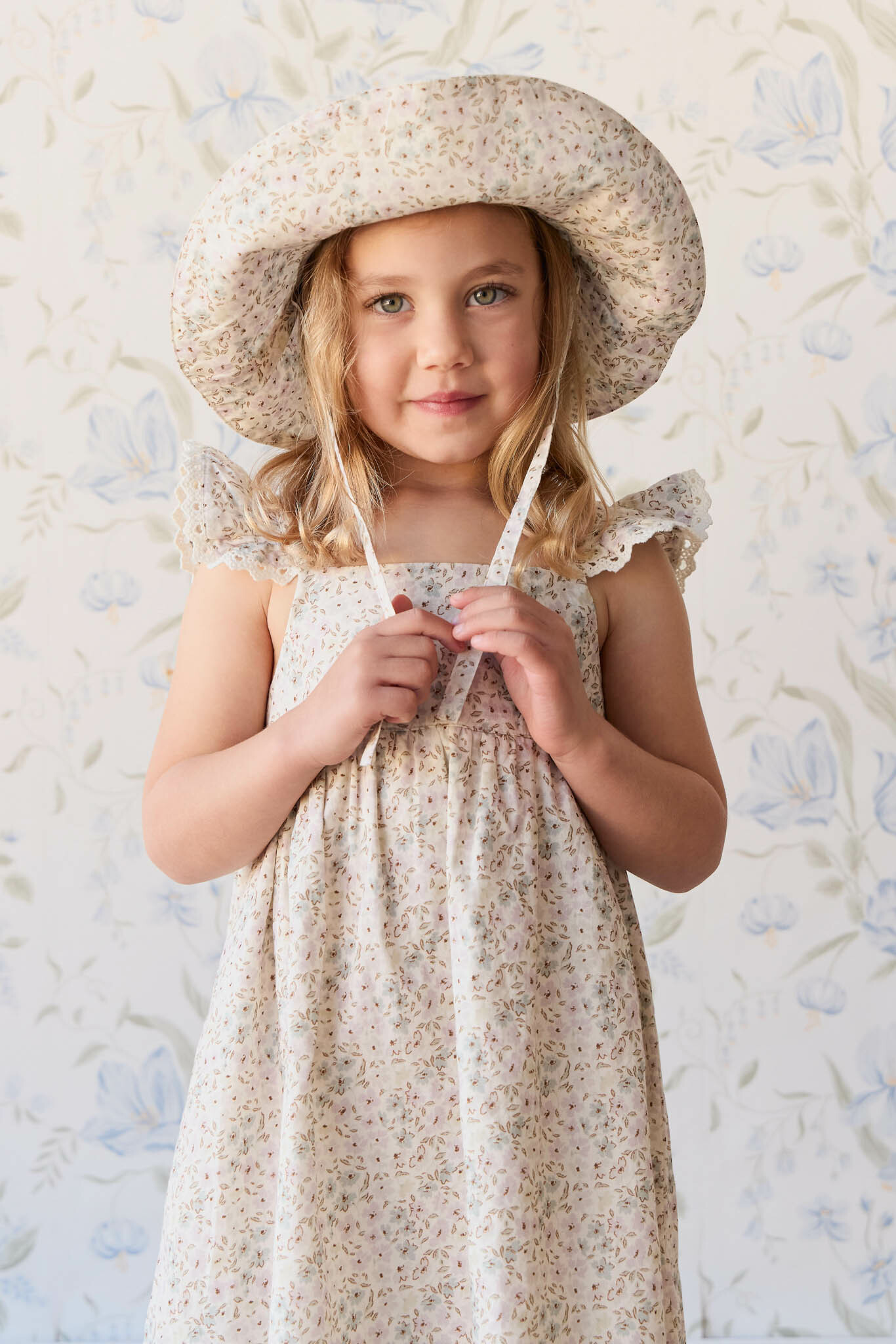 【預購】JAMIE KAY - Organic Cotton Noelle Hat（Fifi Violet）