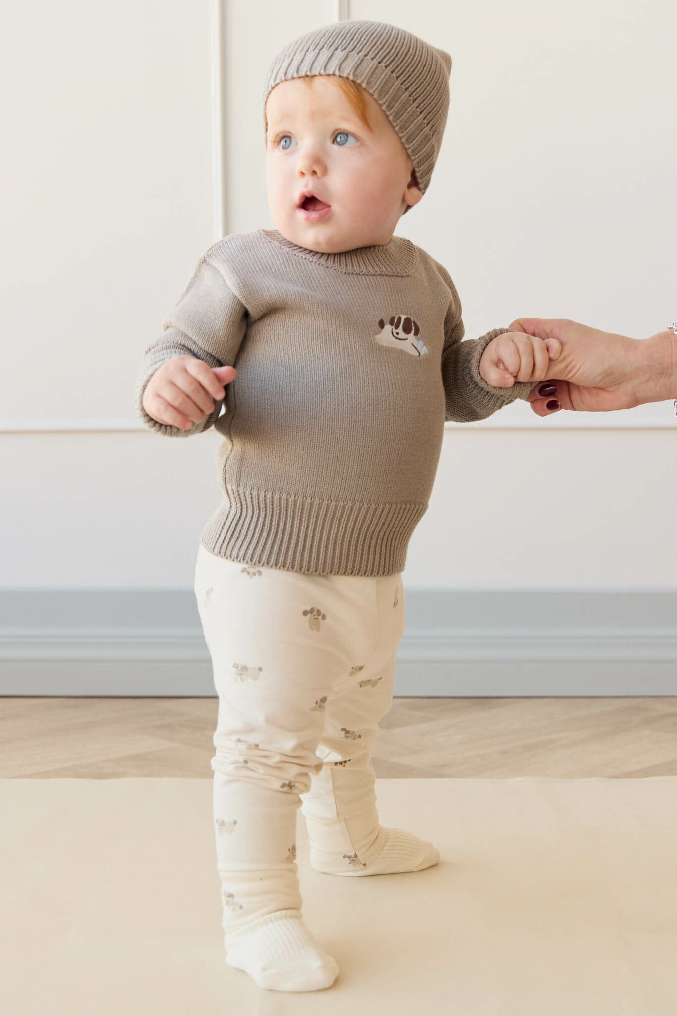 【預購】JAMIE KAY - Organic Cotton Everyday Legging（Sasha Puppy Tofu）