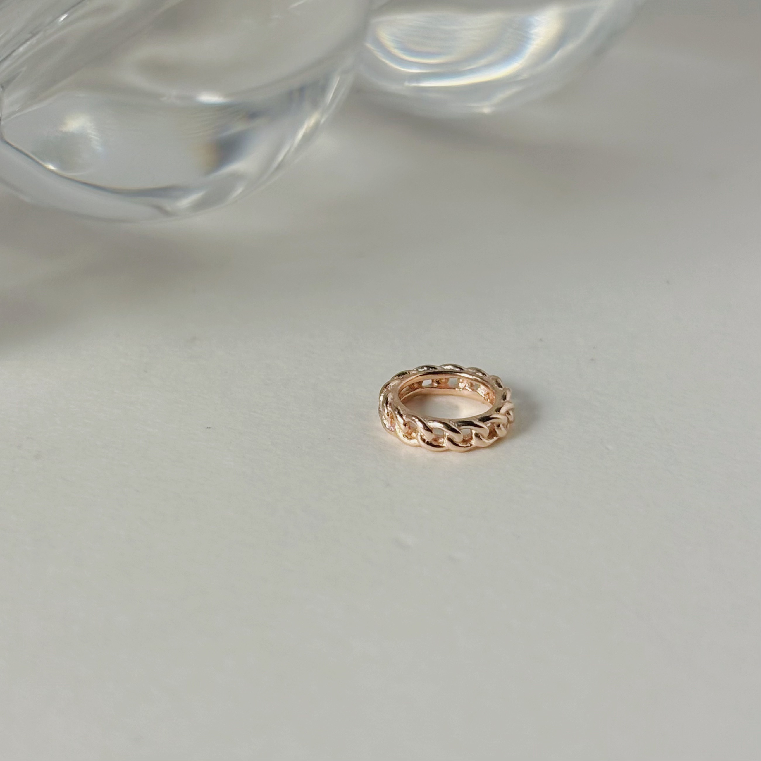 簡約鎖鏈圈圈串飾