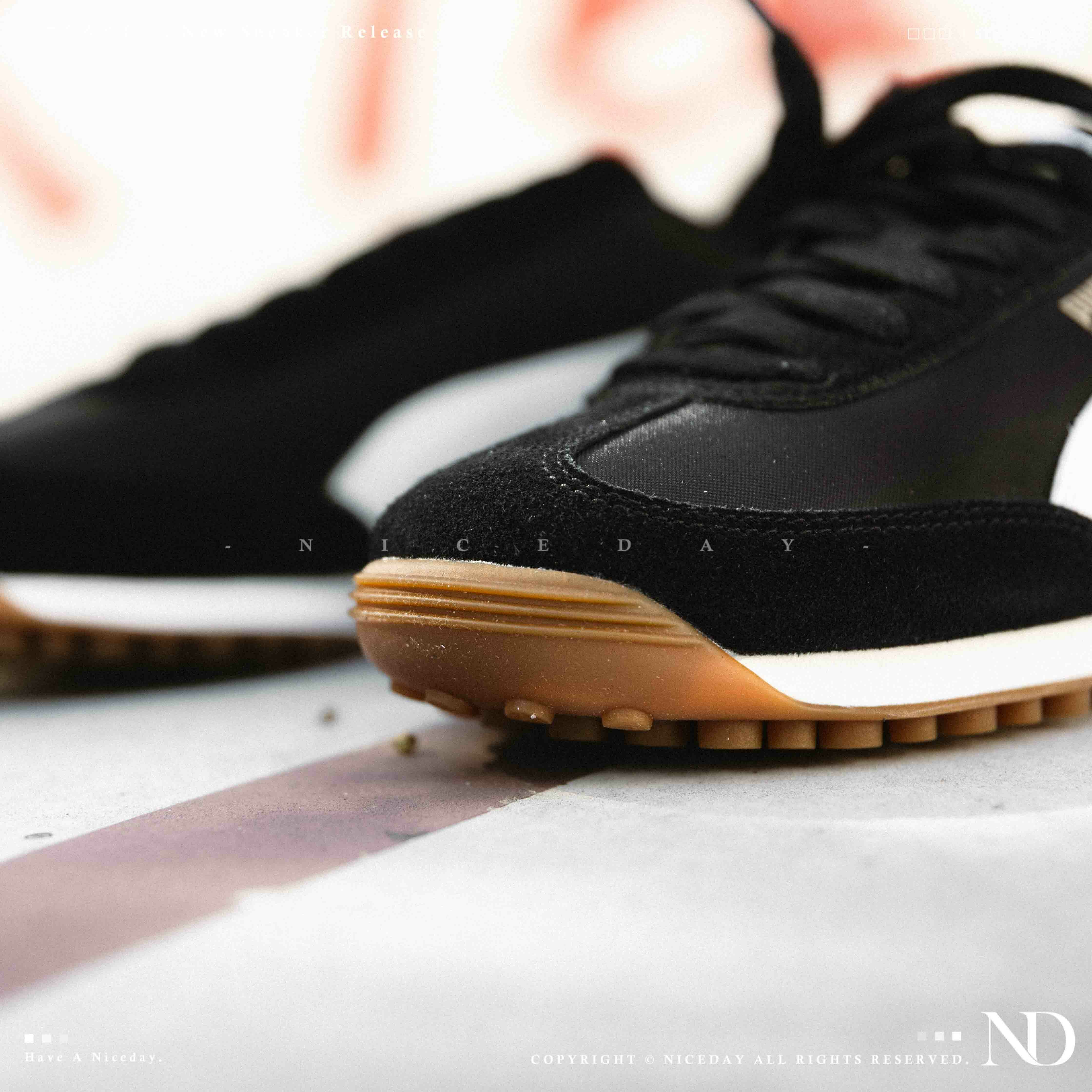 NICEDAY 現貨 PUMA EASY RIDER VINTAGE 黑色 復古 綠標 麂皮 運動鞋 399028-10