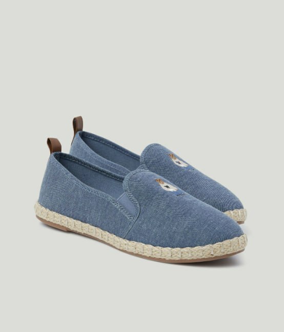 [S] WHO.A.U STEVE ESPADRILLE SHOES,NAVY BLUE, WHPGF2302A-59-NAVY (SWAU521)