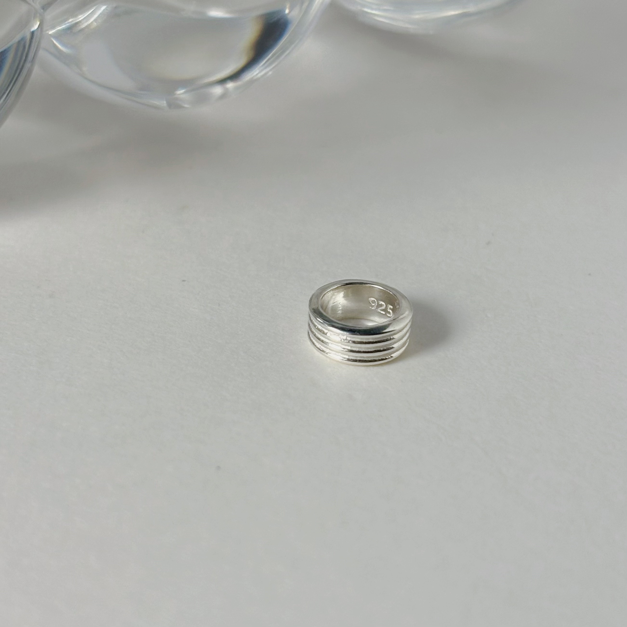 簡約四層光面圈圈串飾