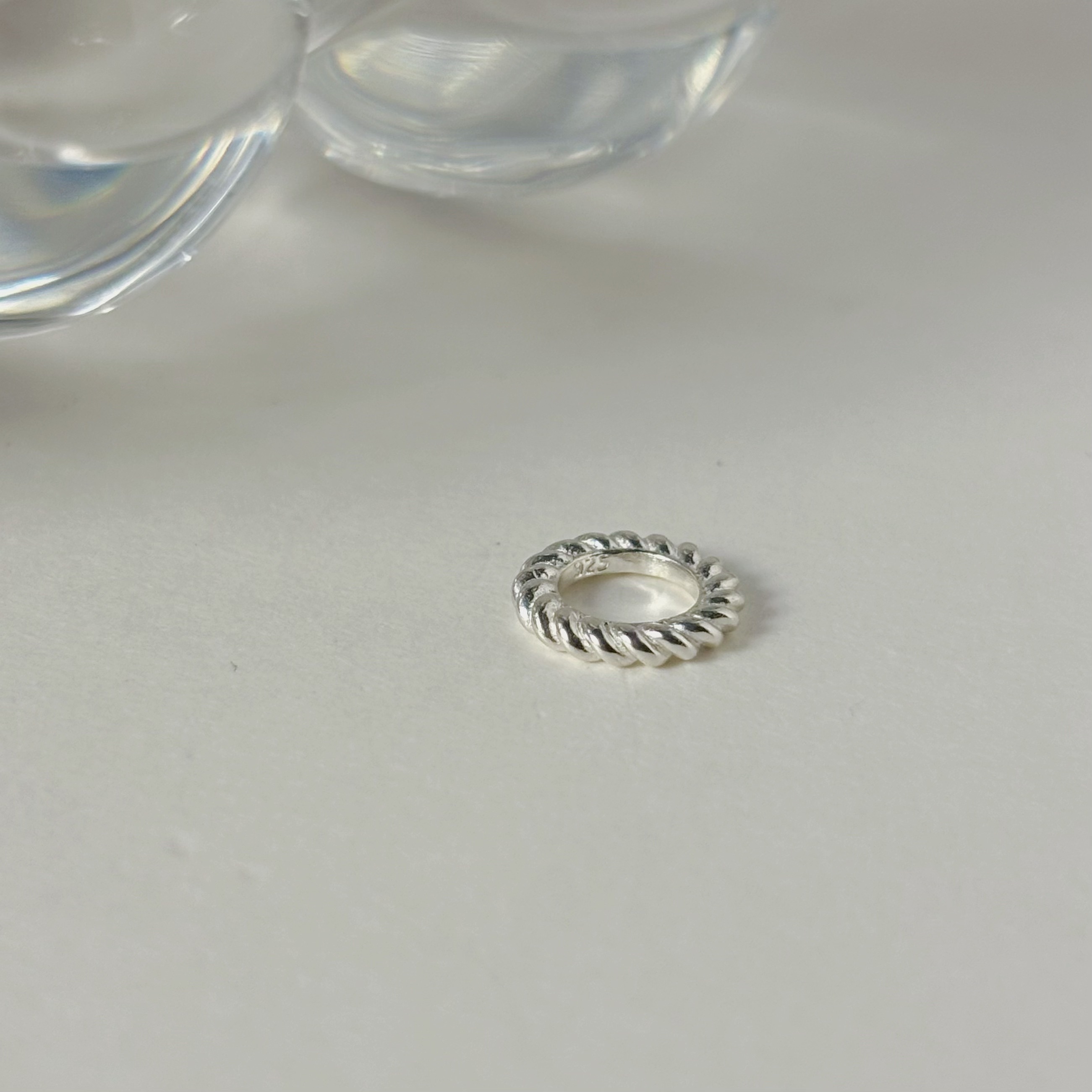 簡約麻花圈圈串飾