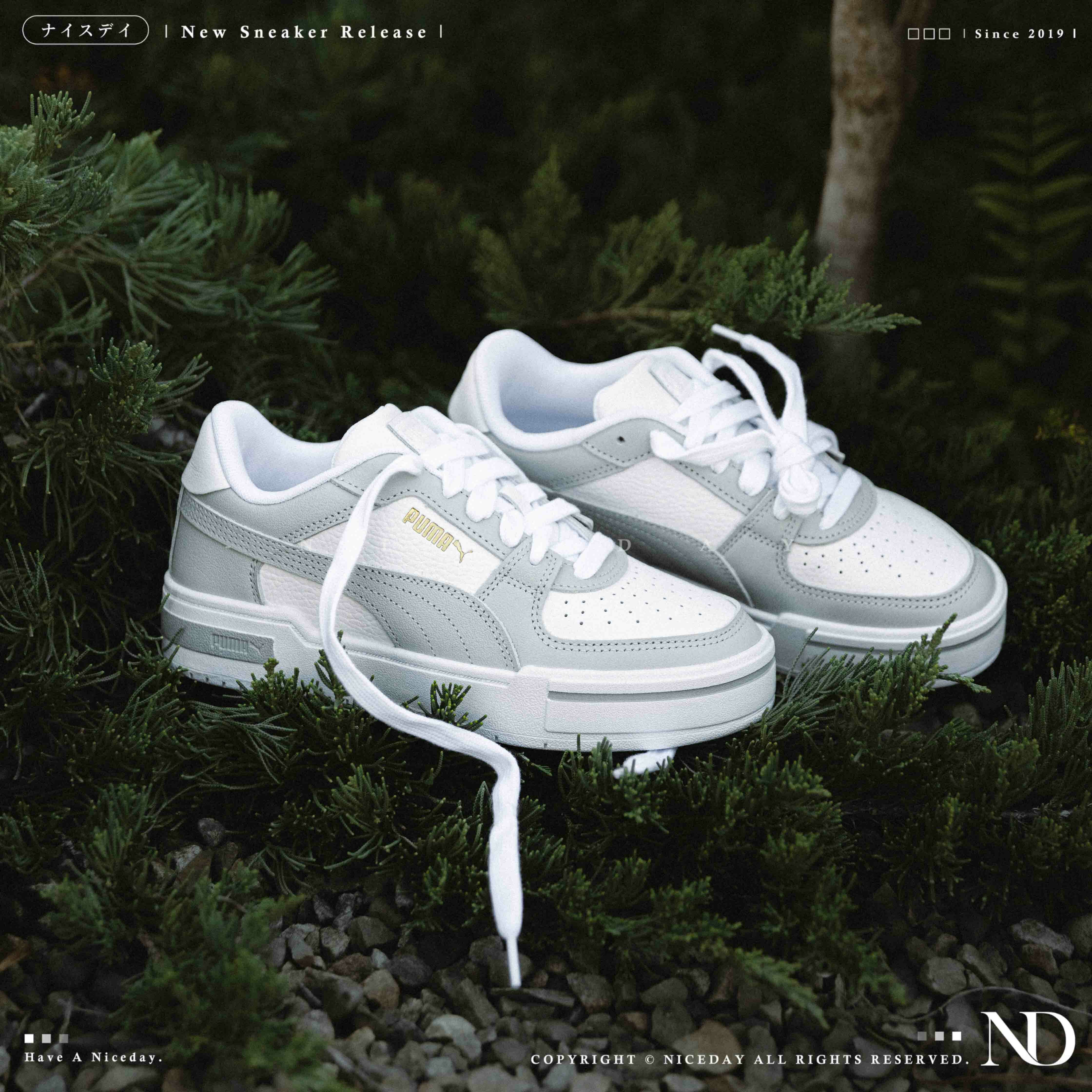 【 零碼出清 】 PUMA CA Pro Classic II 白灰 皮革 復古 燙金 男鞋 女鞋 402366-04