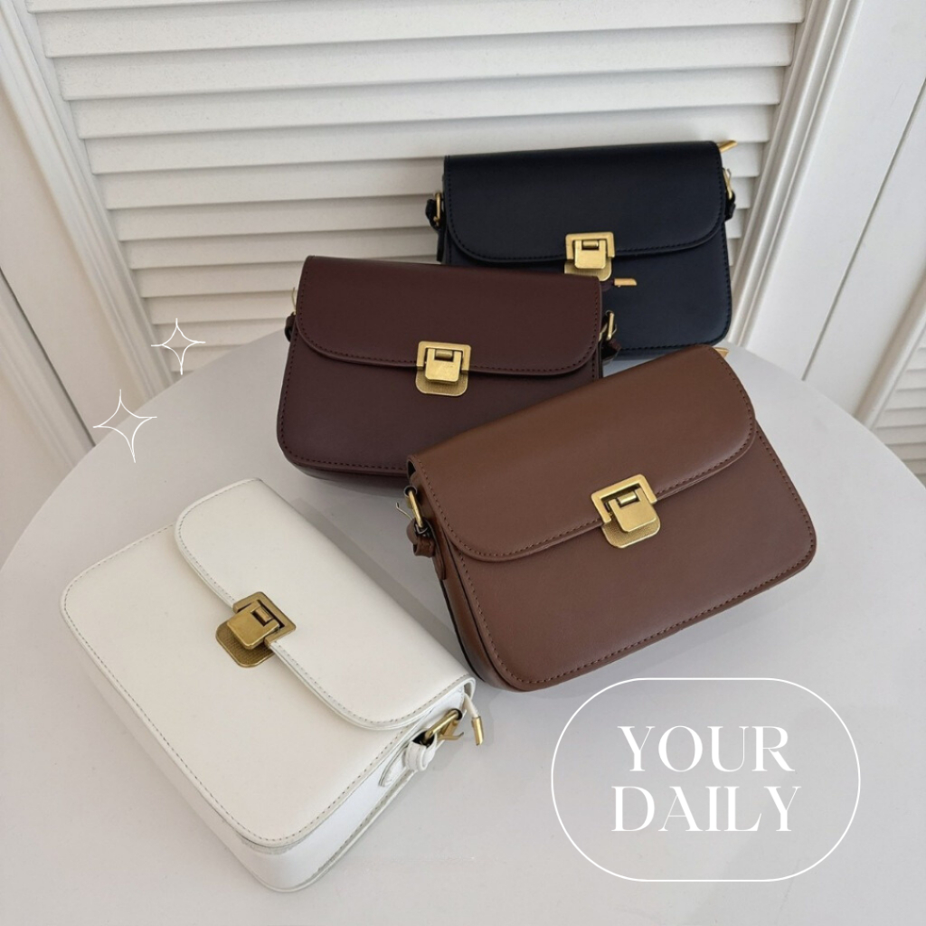 （現貨）售完不補 日系復古 單肩小方包  BAG21