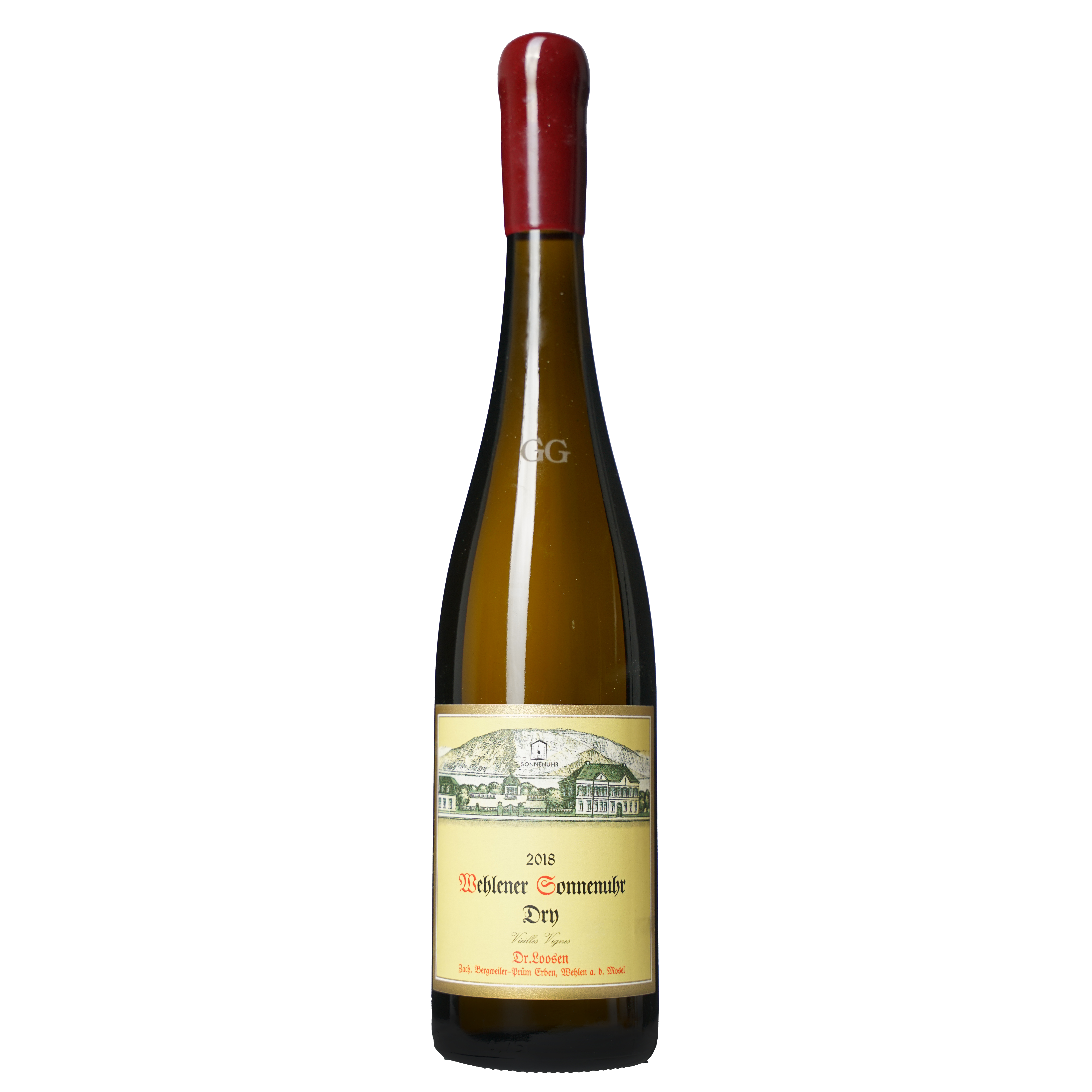 Weingut Zach Bergweiler Prum Erben by Dr. Loosen Wehlener Sonnenuhr Riesling Dry Vieilles Vignes 2018 (RP94)
