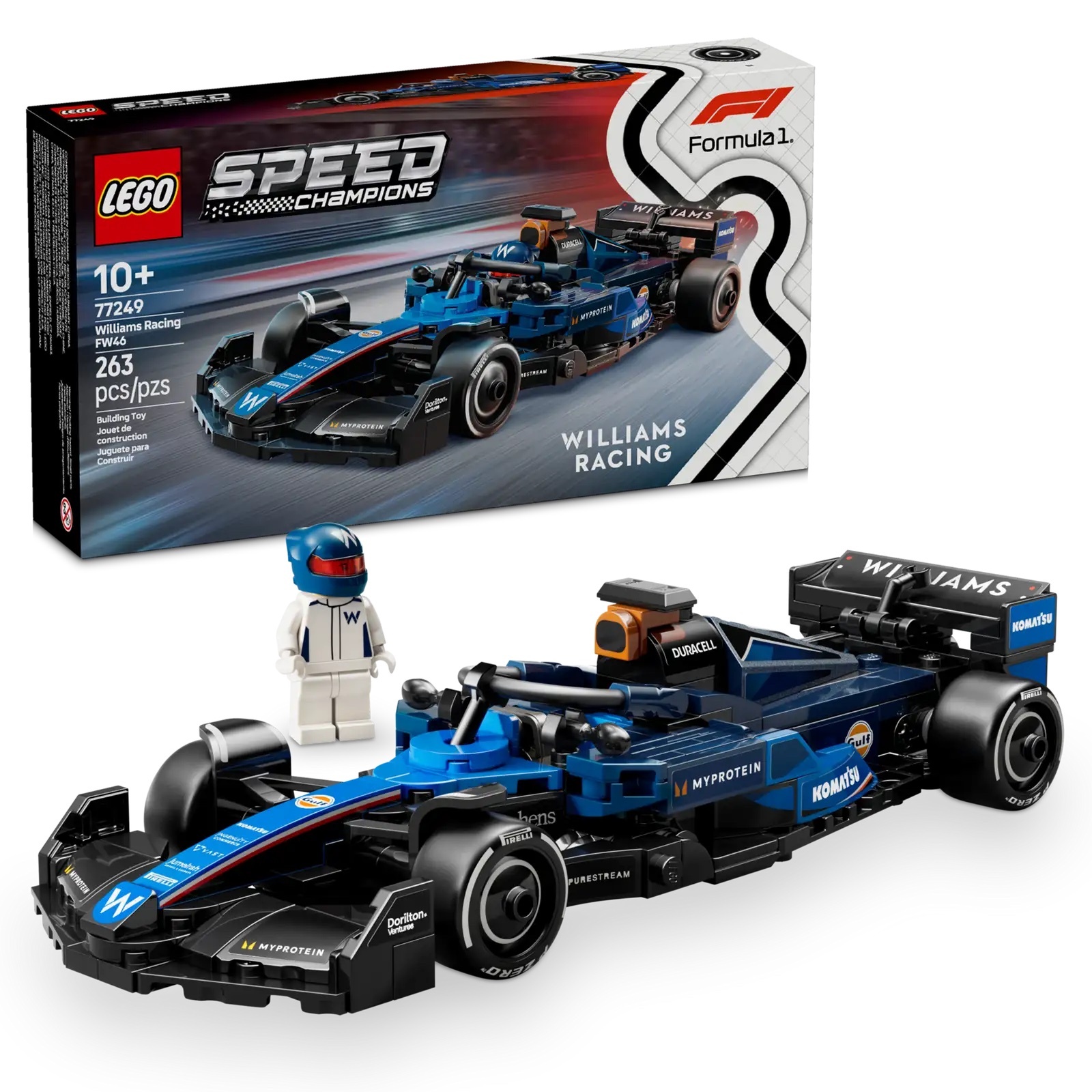[飛米樂高積木專賣店] LEGO 77249 Speed 系列 威廉斯車隊 FW46 F1