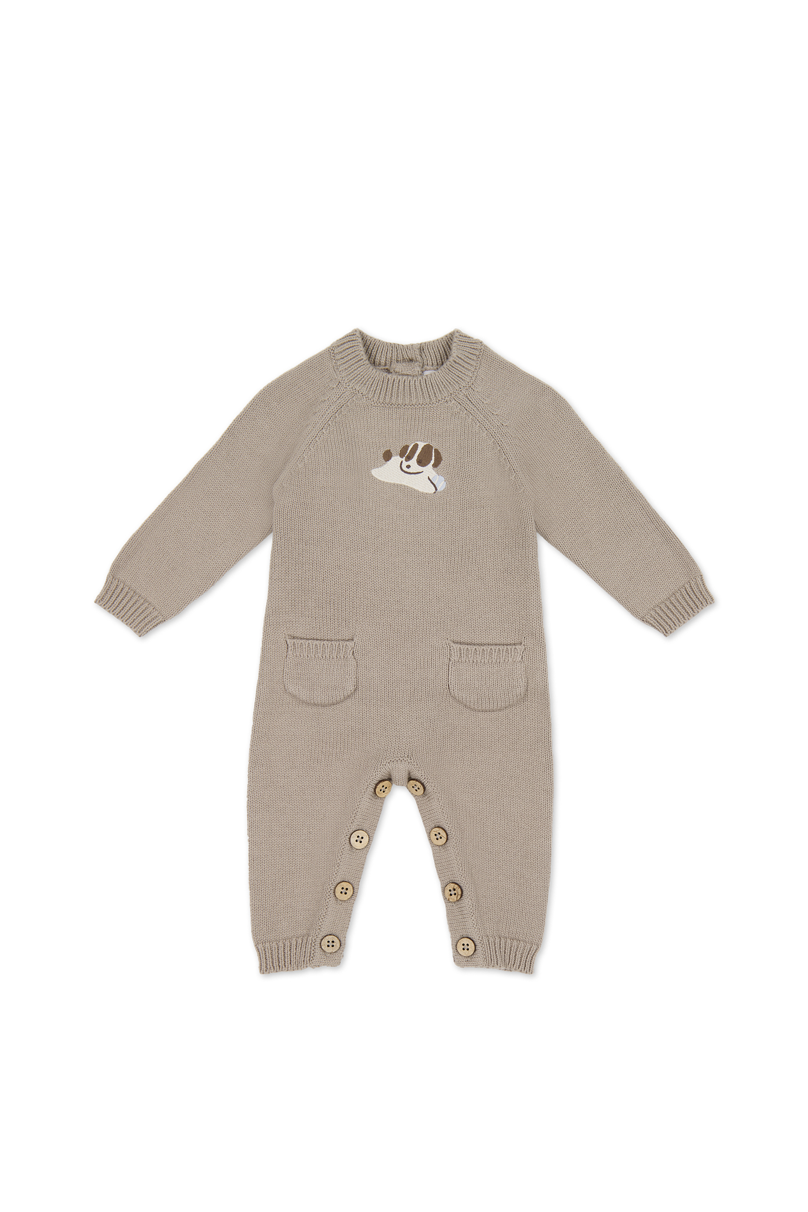 【預購】JAMIE KAY - Theo Knit Onepiece（Tweed Sasha Puppy）