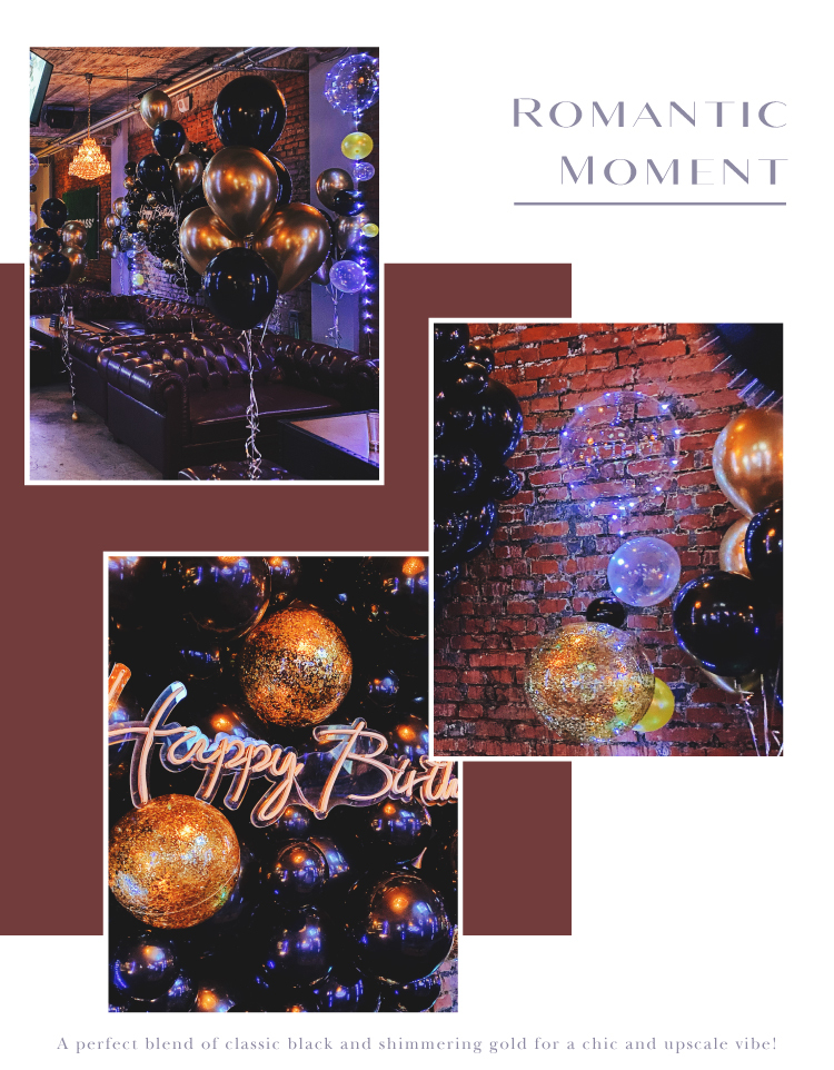 【餐廳】生日驚喜．美式餐酒館．黑金色系
