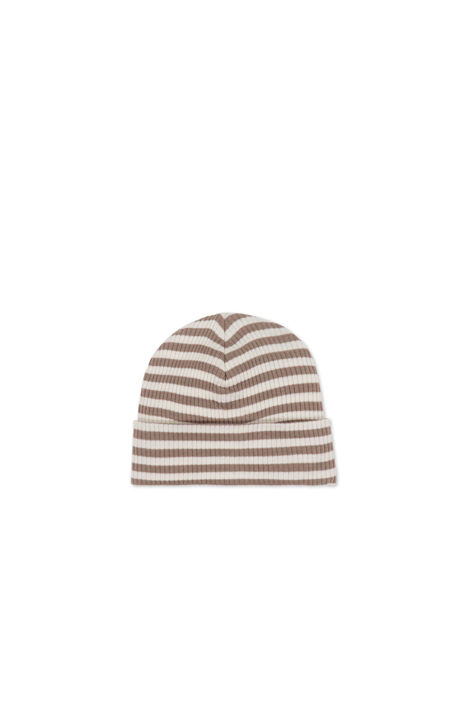 【預購】JAMIE KAY - Organic Cotton Modal Lennon Beanie（Narrow Stripe Tweed/Cloud）