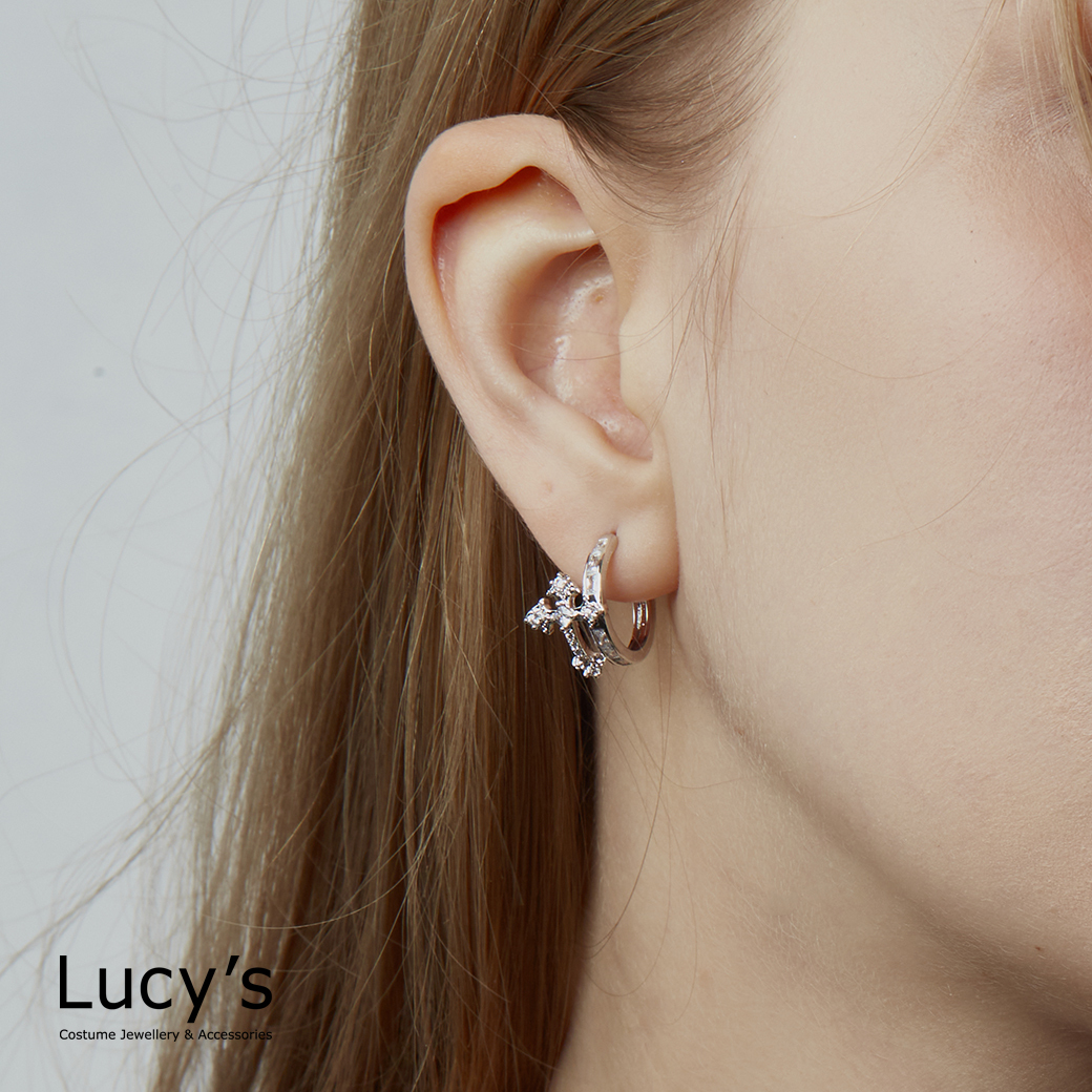 閃耀十字旋花 耳環 (121295)