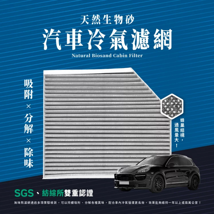 PORSCHE保時捷冷氣濾網推薦【無味熊】有效淨化空氣
