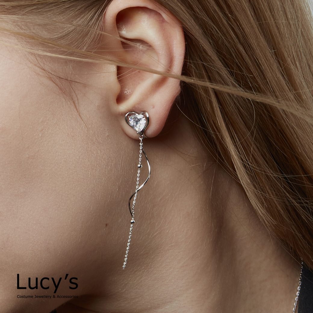 告白氣球 夾式耳環 (三色) (121064/121065/121066)