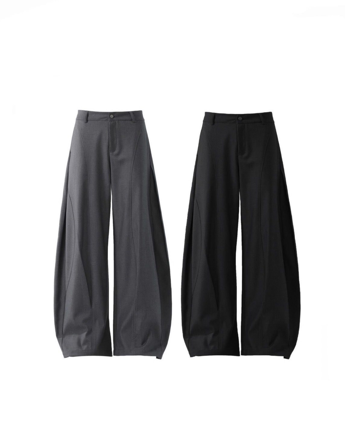 UNISEX 美式 設計 彎刀 #休閒褲