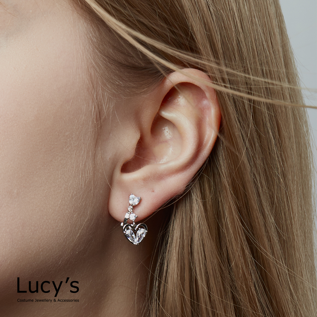 閃亮心動 夾式耳環 (三色) (121075/121076/121077)