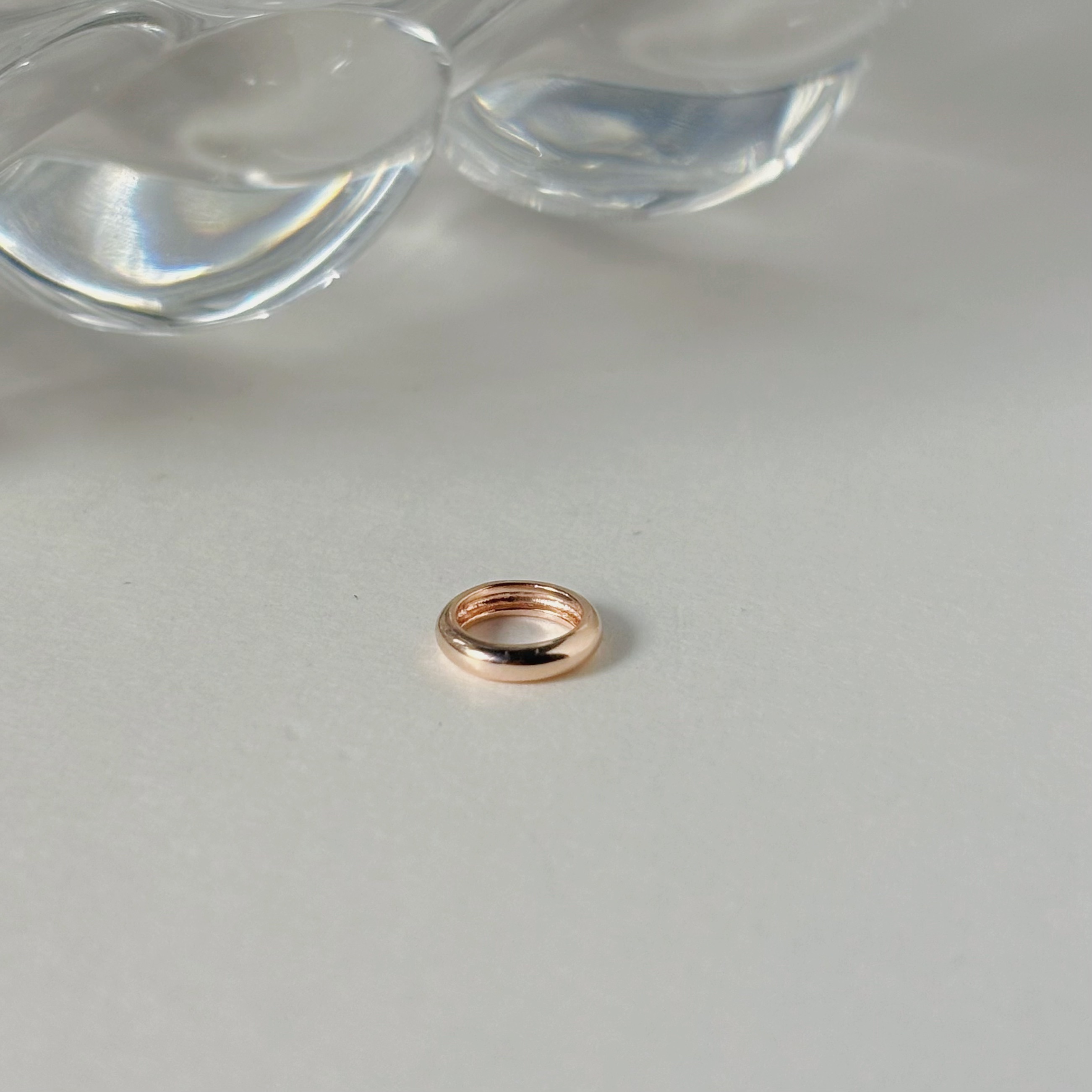 簡約光面圈圈串飾