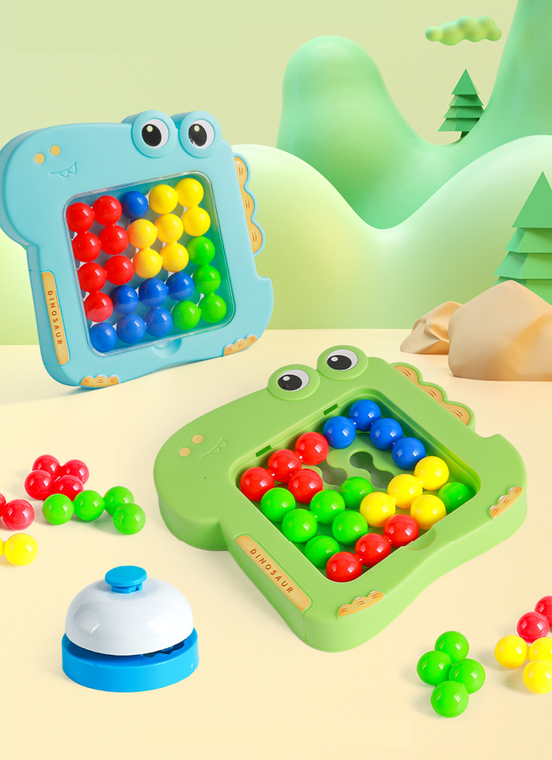 盒裝玩具 恐龍互動彩虹智力魔珠 AD1148