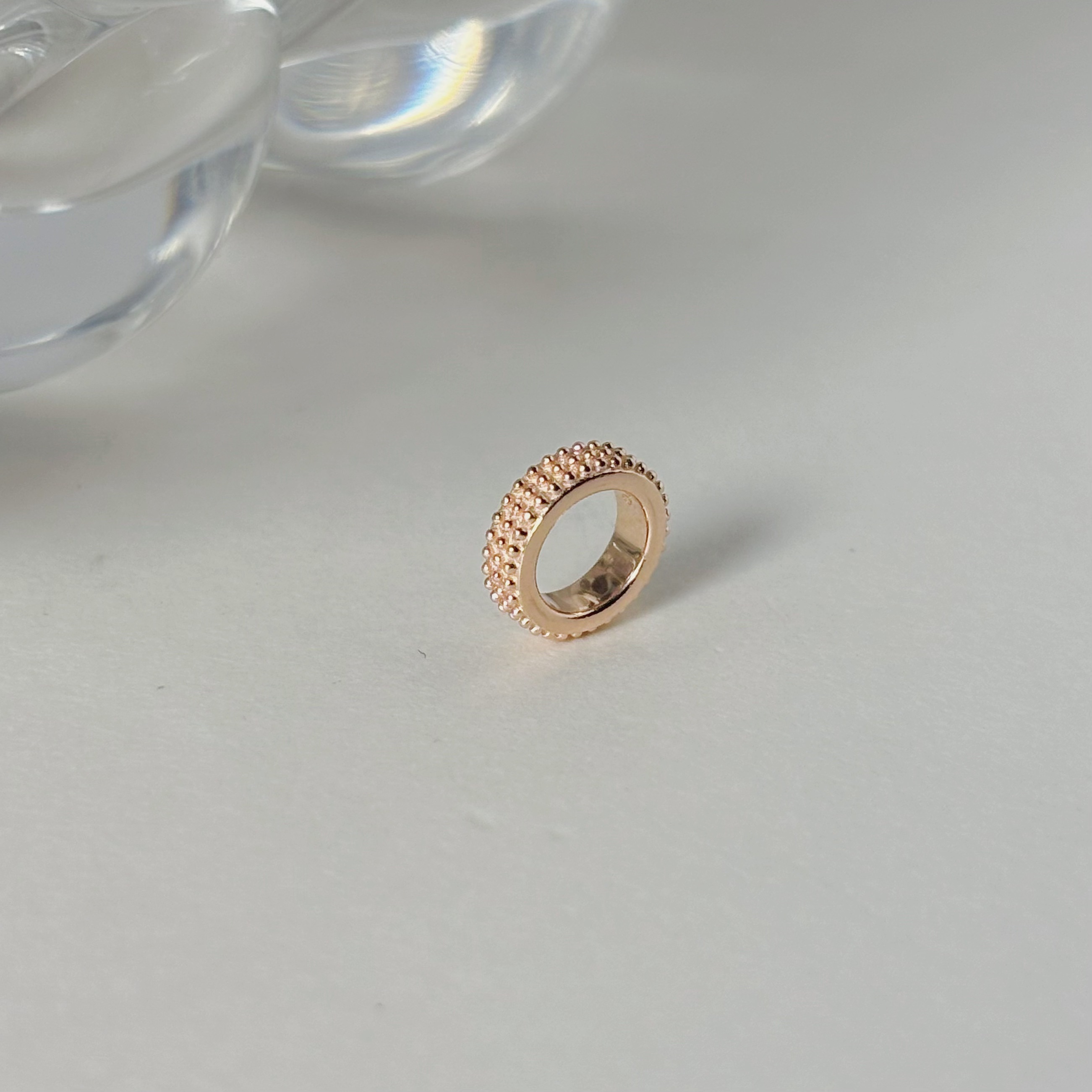 簡約三層滾邊圈圈串飾