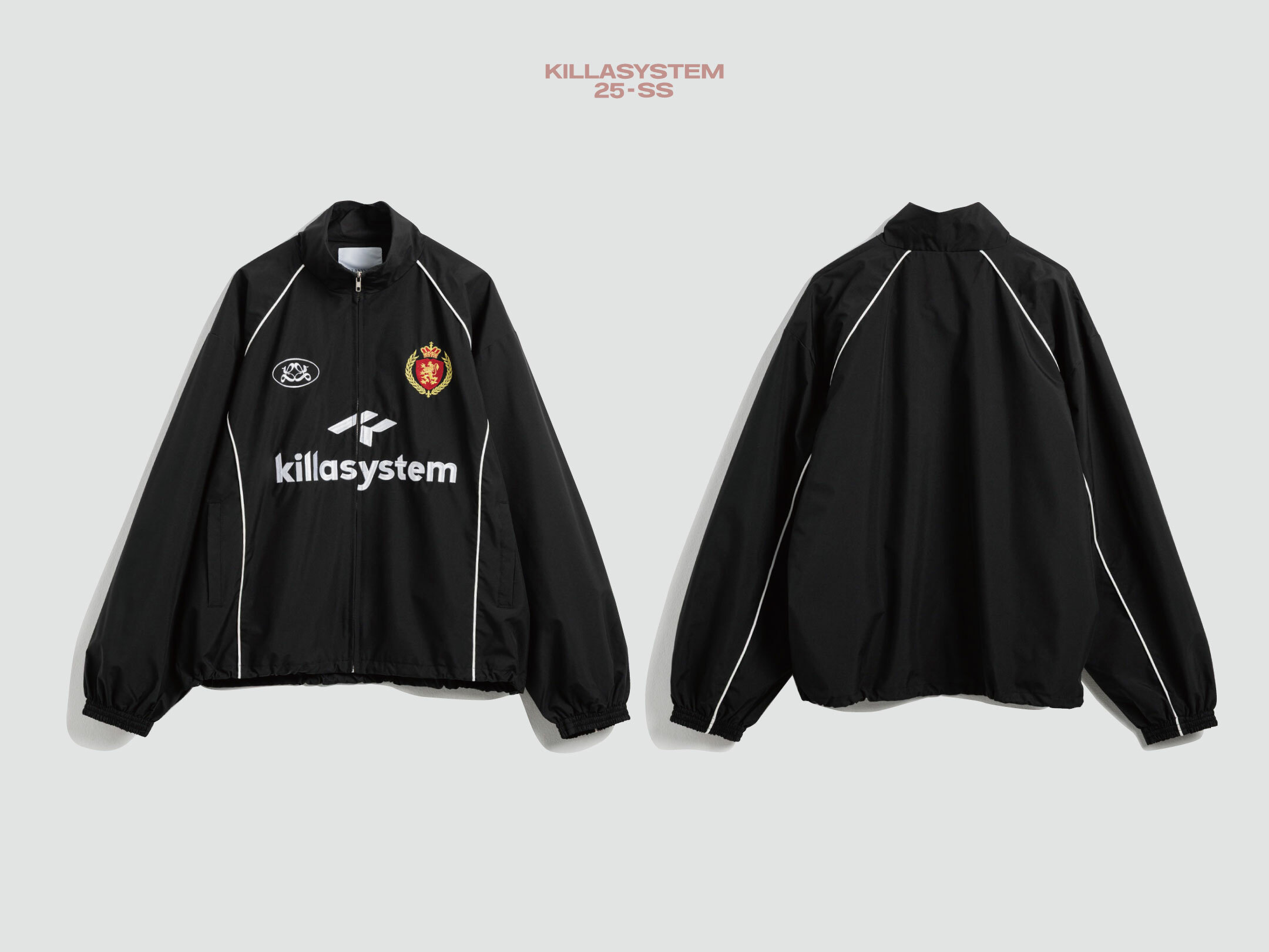 KILLASYSTEM 25S/S ICON TRACK JACKET 小立領 防風外套