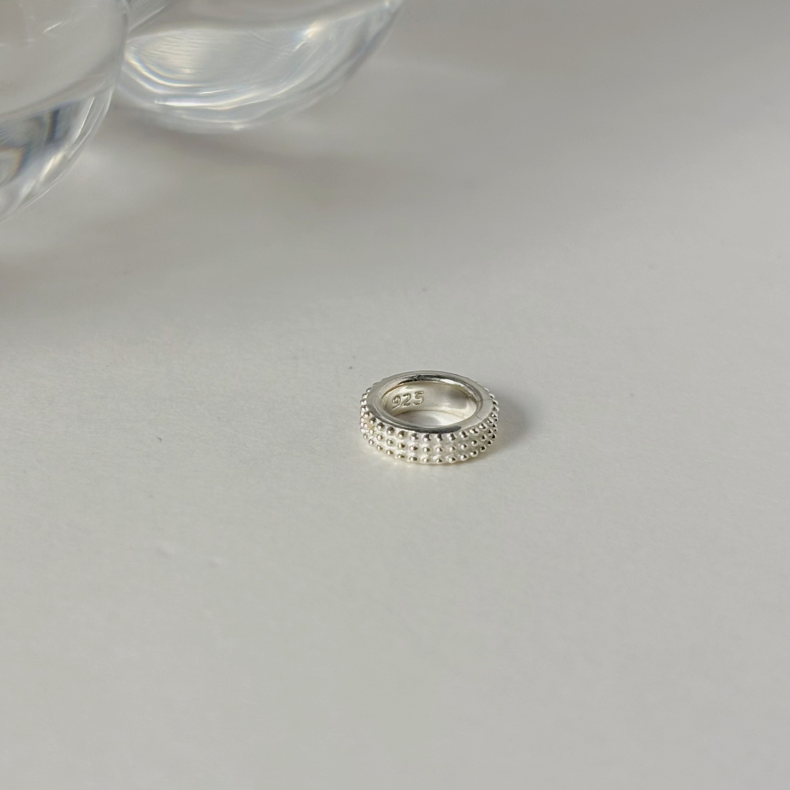 簡約三層滾邊圈圈串飾