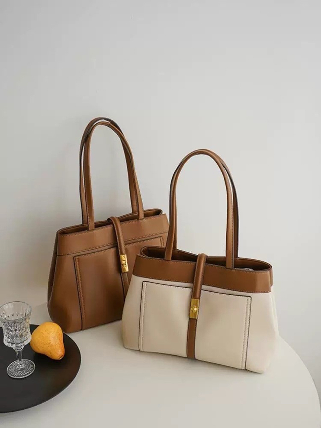 春 五金轉釦造型托特包