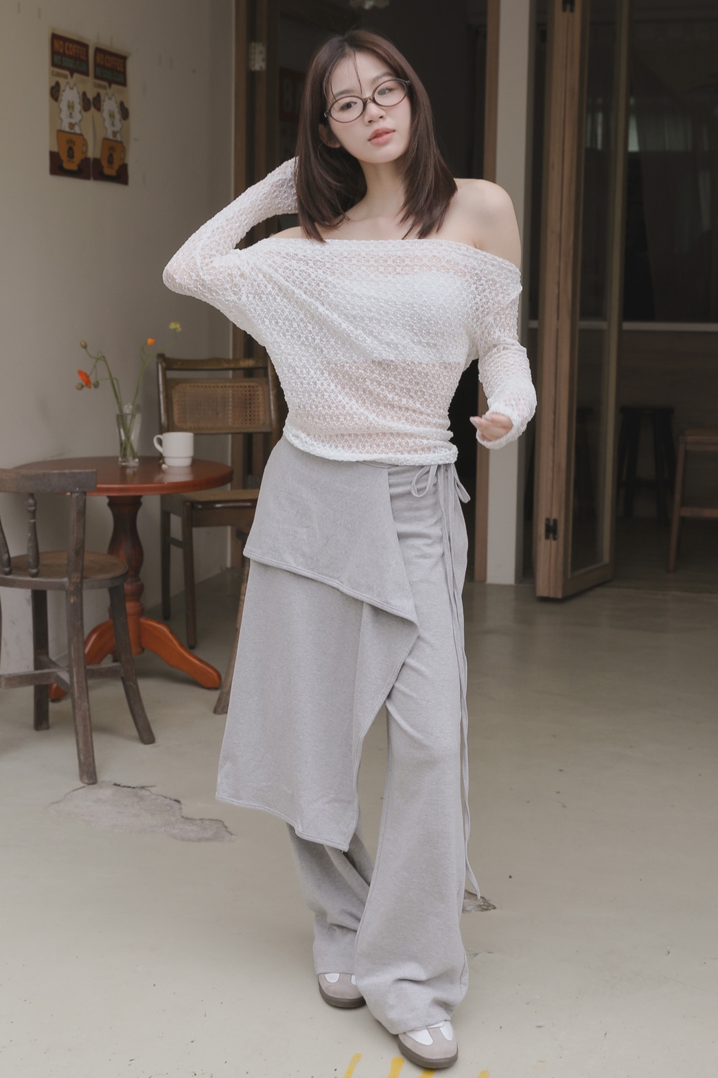 Layered Skirt Pants #長褲